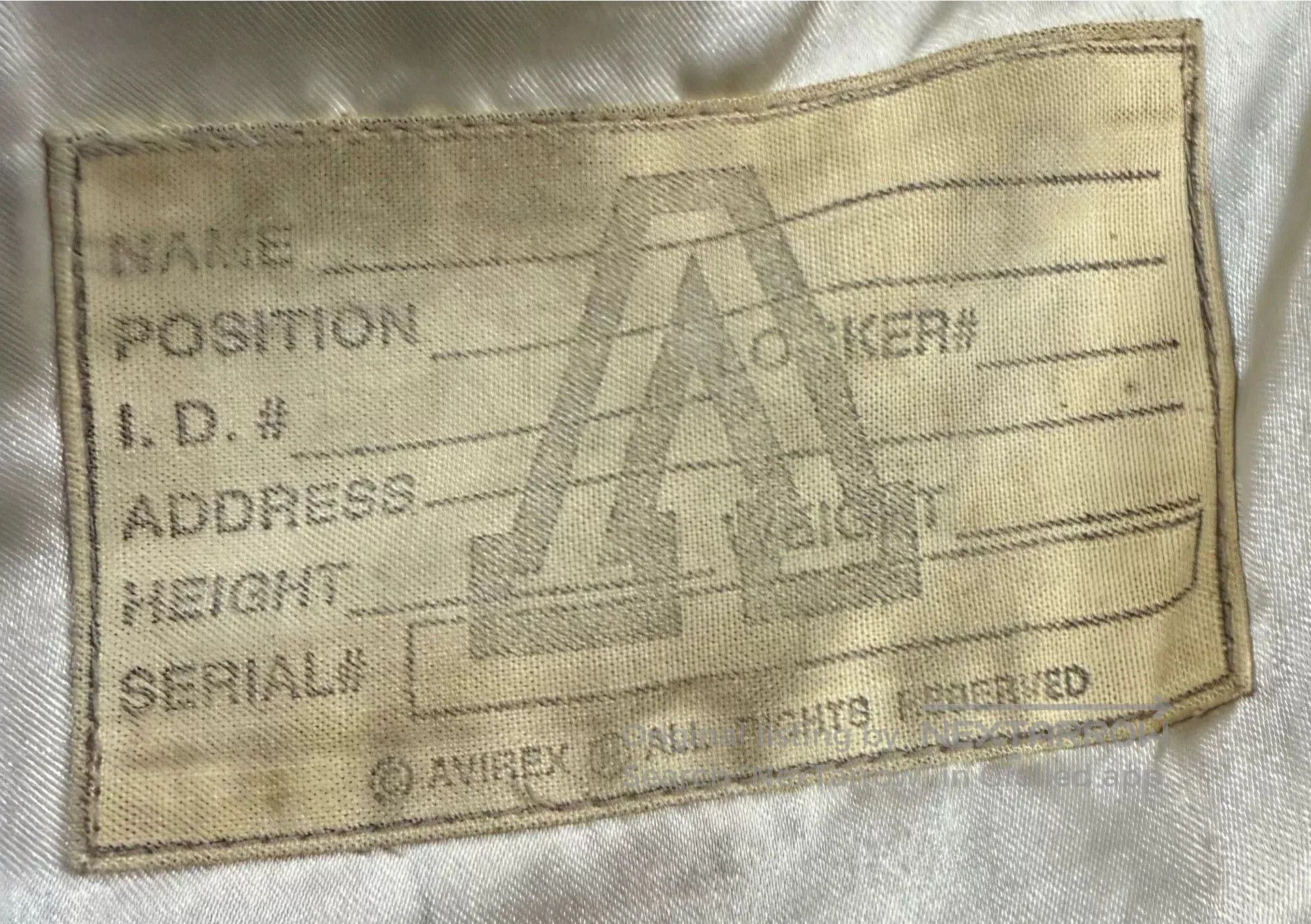 Avirex Classic A2 Leather Flight Jacket for Men. Size US XXL / EU 58 / 5 - 7 Thumbnail