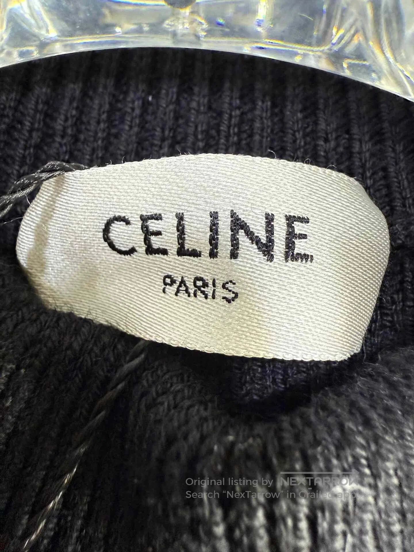 Celine Celine Black Striped Knit Long Sleeve. Size S / US 4 / IT 40 - 3 Thumbnail
