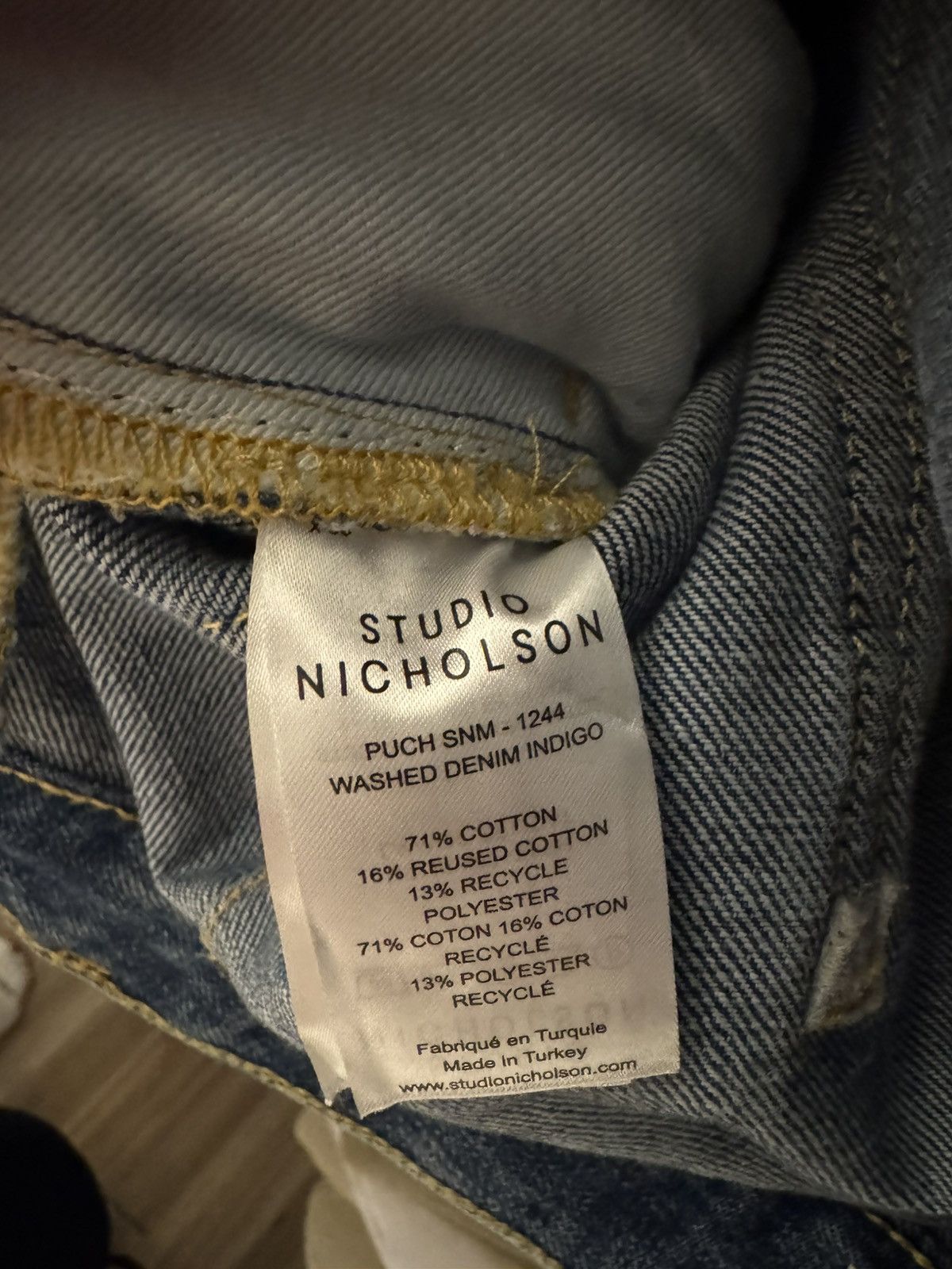 Studio Nicholson Studio Nicholson Puch Denim Size US 32 / EU 48 - 5 Thumbnail
