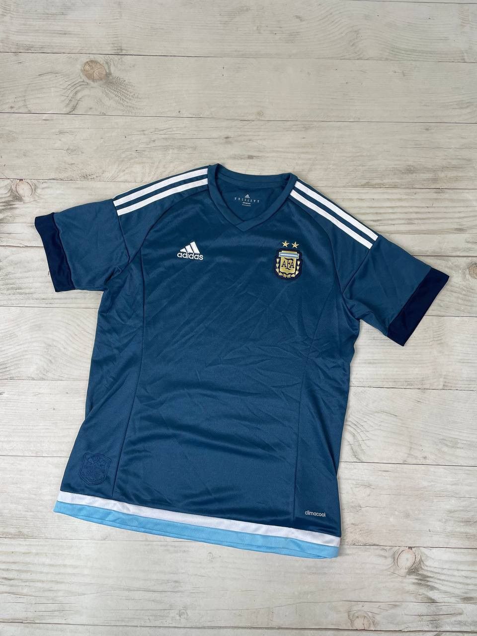 Adidas Adidas ARGENTINA 2016 2017 AWAY FOOTBALL SHIRT SOCCER JERSEY Size US M / EU 48-50 / 2 - 1 Thumbnail