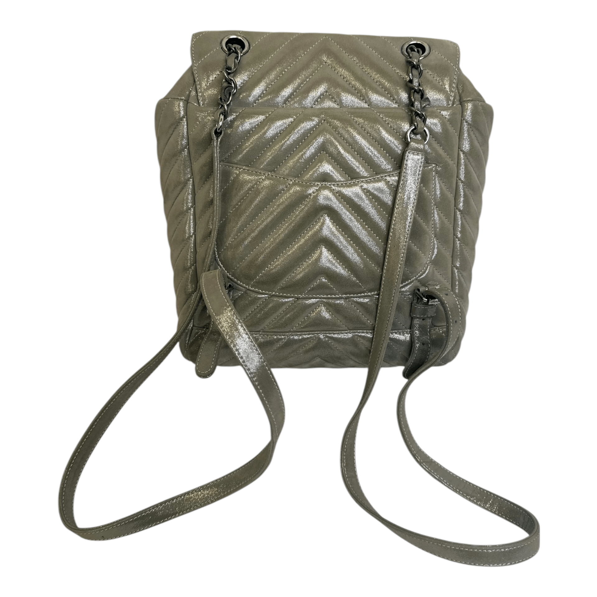 Chanel Chanel Calfskin Chevron Quilted Urban Spirit Backpack Small Size ONE SIZE - 4 Thumbnail