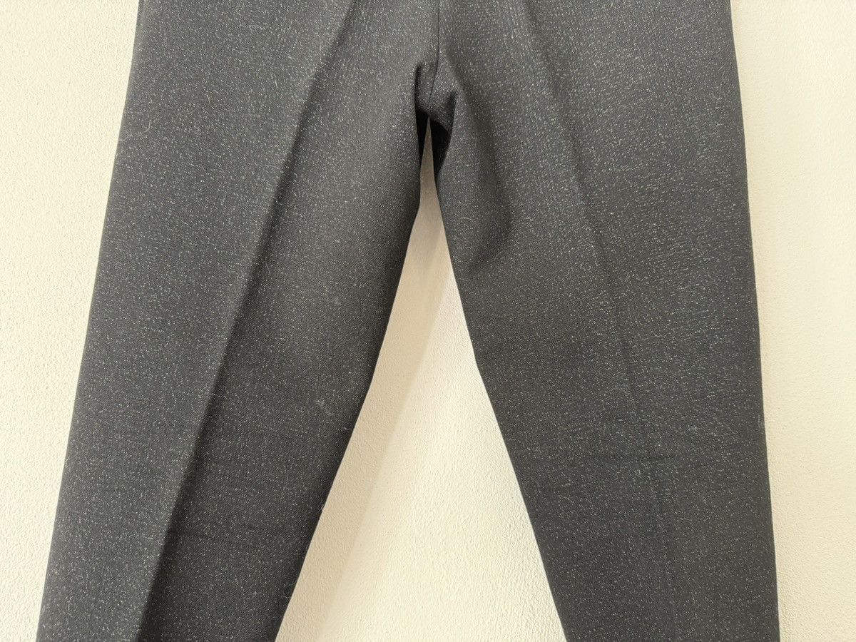 Jil Sander Black Wool Trousers with Subtle Sparkle Finish Size US 33 - 11 Thumbnail