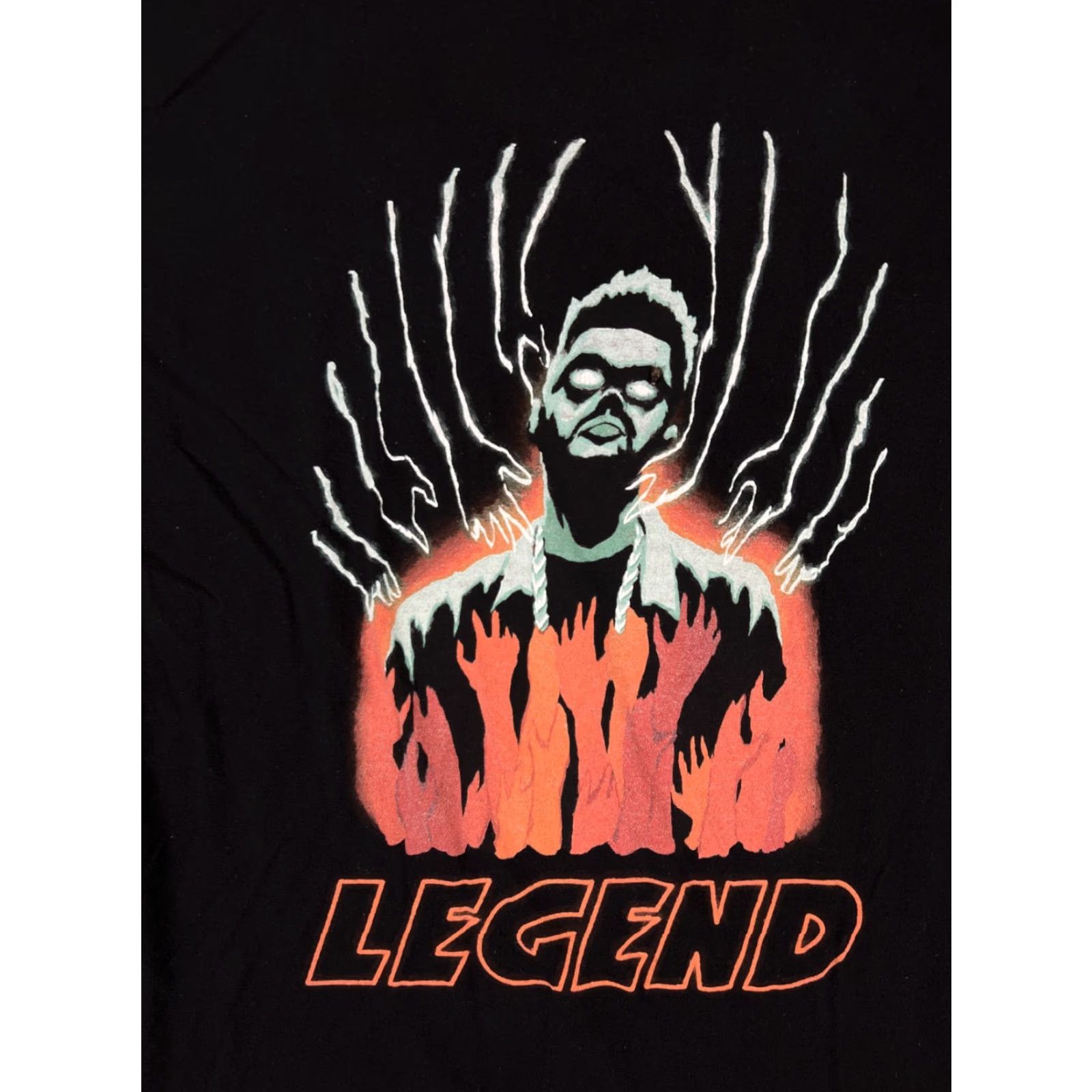 Vintage The Weeknd Legend Licensed T-Shirt XS? Size US M / EU 48-50 / 2 - 2 Thumbnail