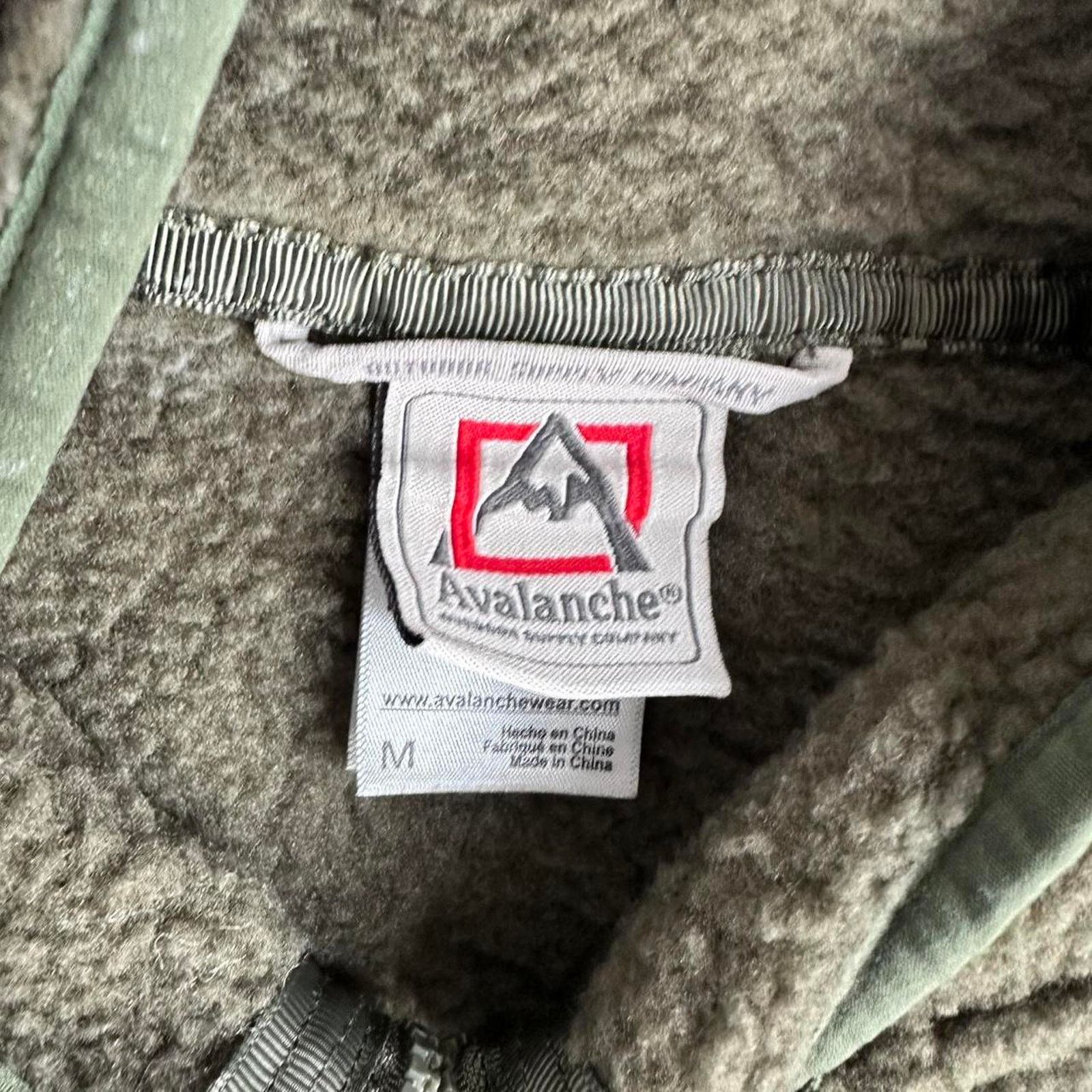 Outdoor Voices Avalanche 1/4 Zip Berber Fleece Pullover Sweater Olive Green Size M / US 6-8 / IT 42-44 - 8 Thumbnail