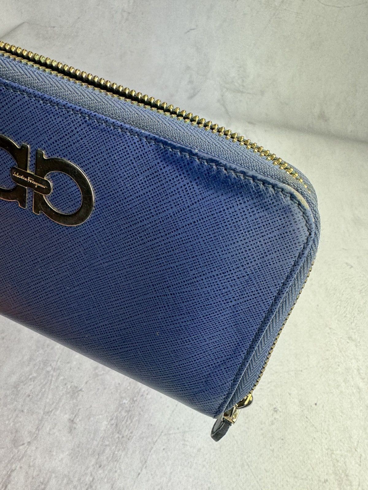 Salvatore Ferragamo × Vintage Salvatore Ferragamo Wallet leather long bifold vintage Size ONE SIZE - 2 Thumbnail