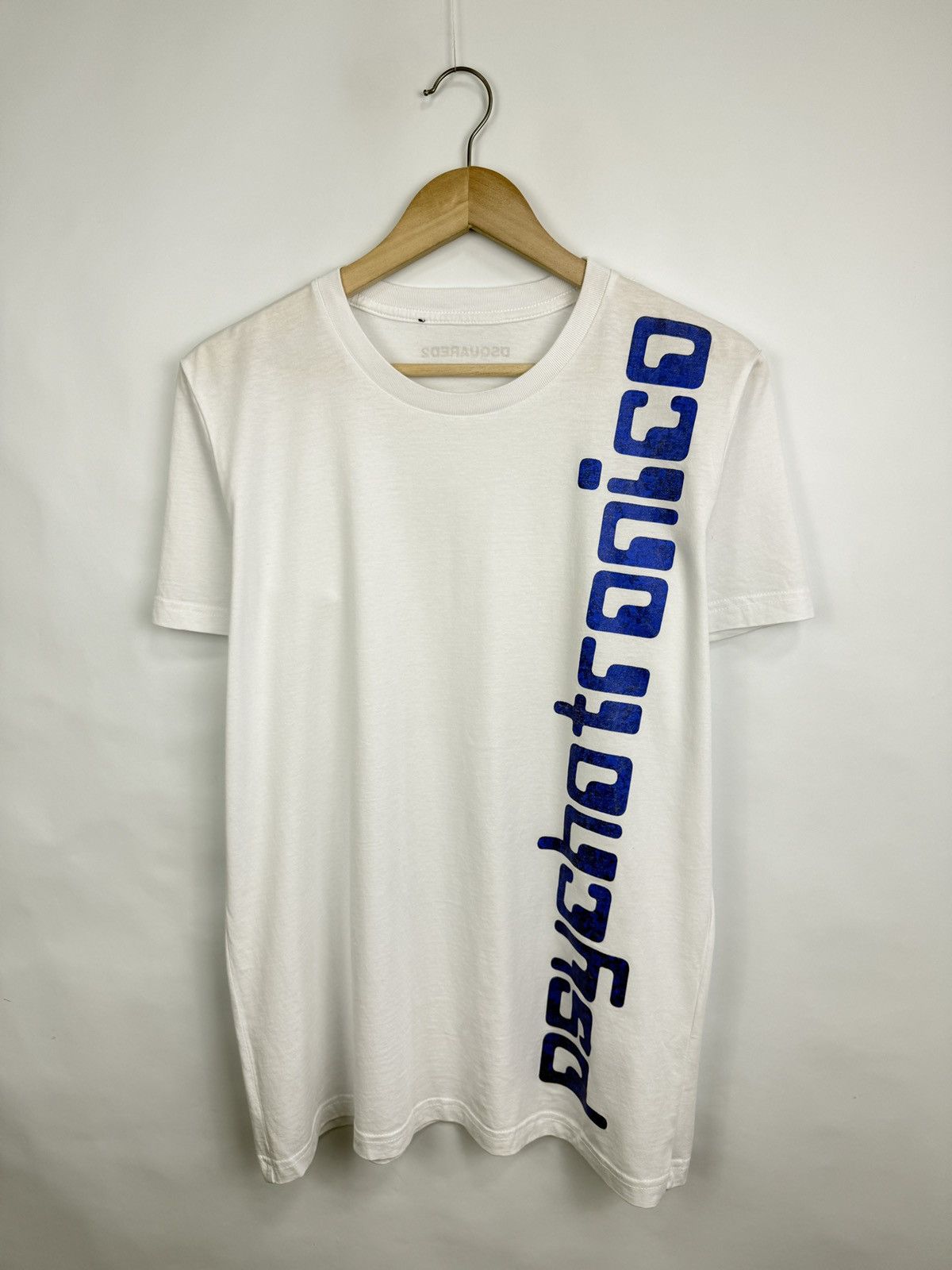 Dsquared2 🇮🇹 Y2K Dsquared2 Psychotronico Print T-Shirt Rare Retro Hype Size US L / EU 52-54 / 3 - 3 Thumbnail