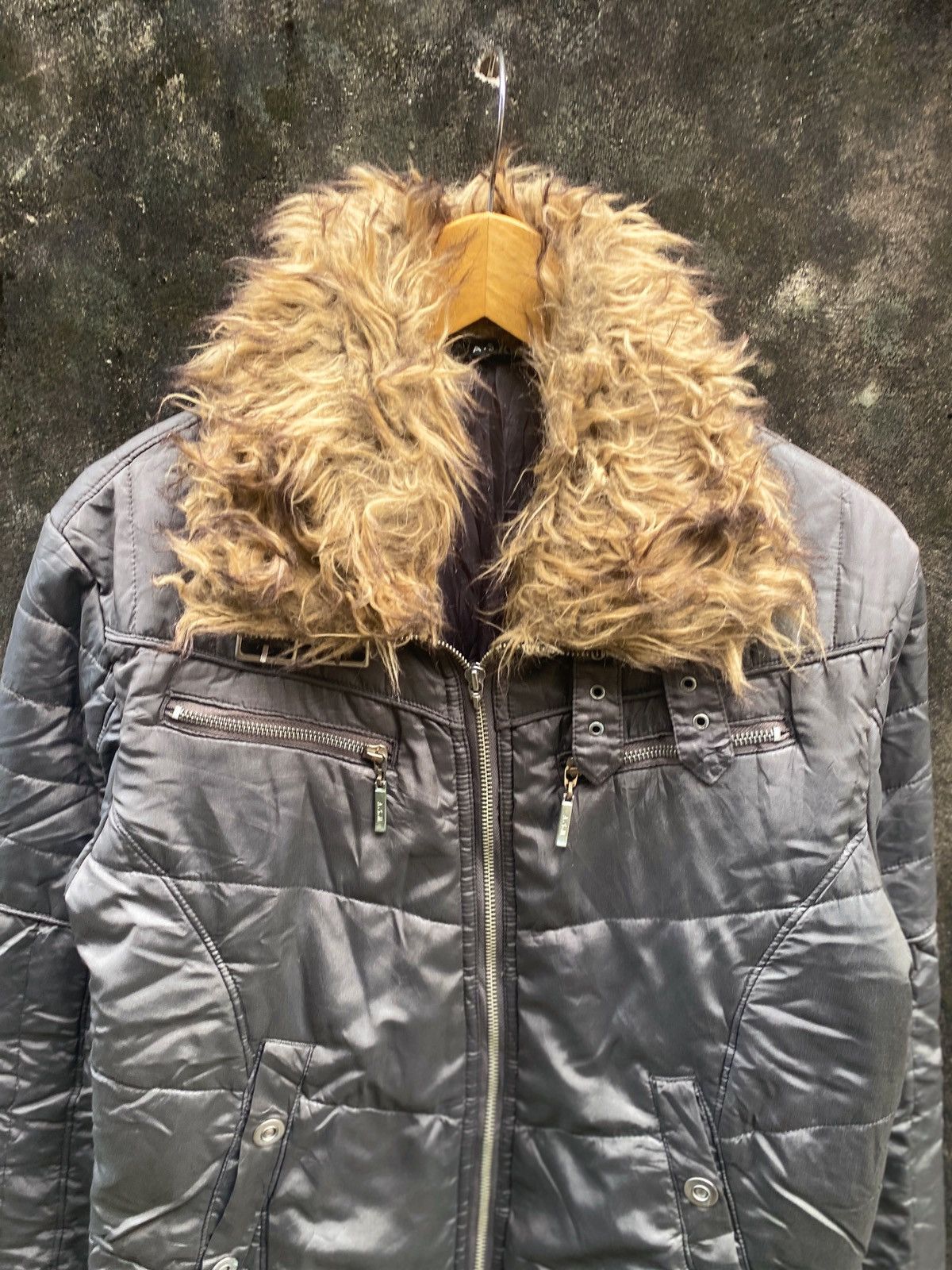 14th Addiction × If Six Was Nine × Le Grande Bleu (L.G.B.) JAPANESE ASM FUR JACKET BONDAGE GOTHIC PUNK Size US M / EU 48-50 / 2 - 3 Thumbnail