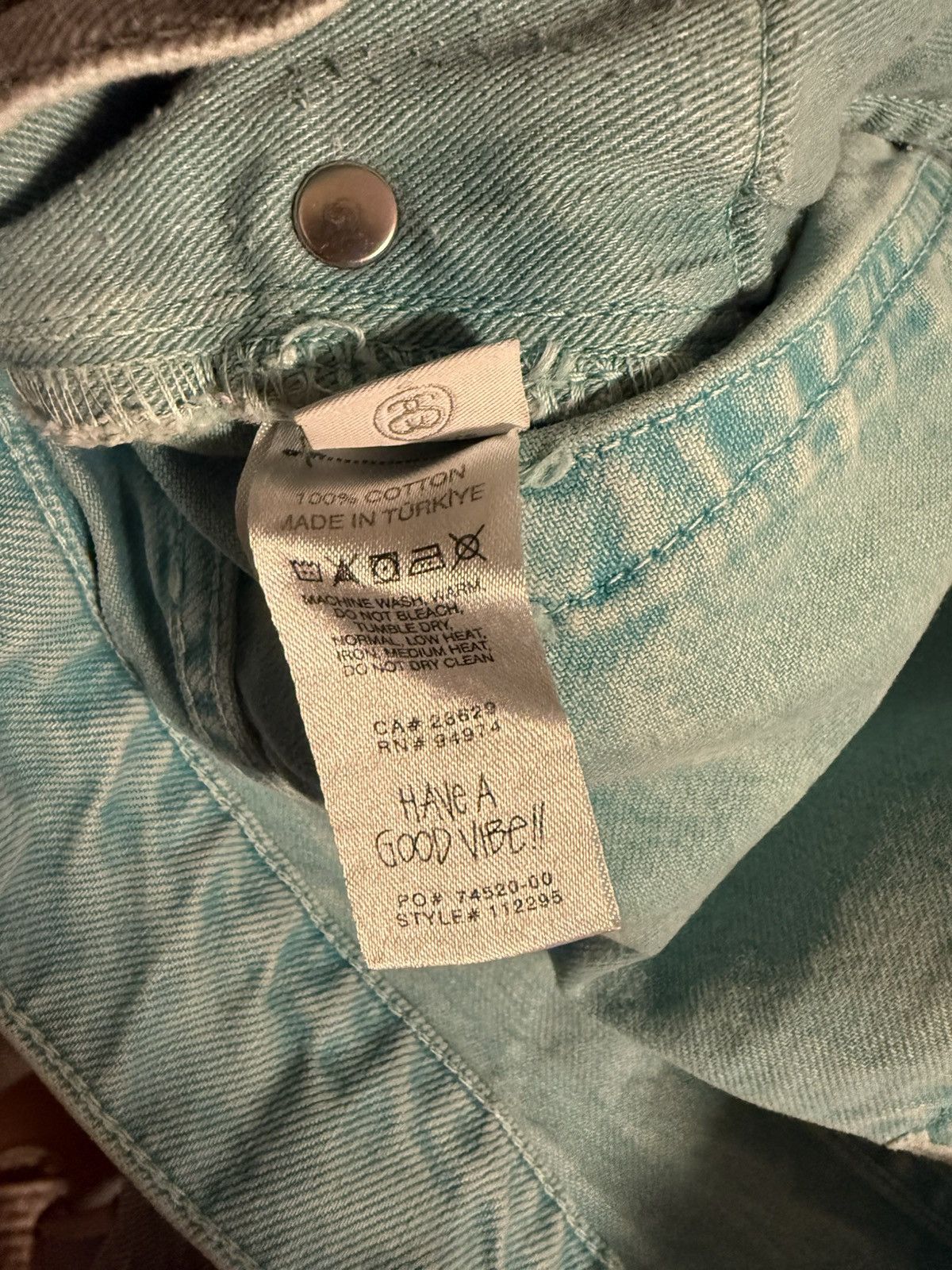 Stussy Stussy Spray Dye Jorts Size US 33 - 5 Thumbnail