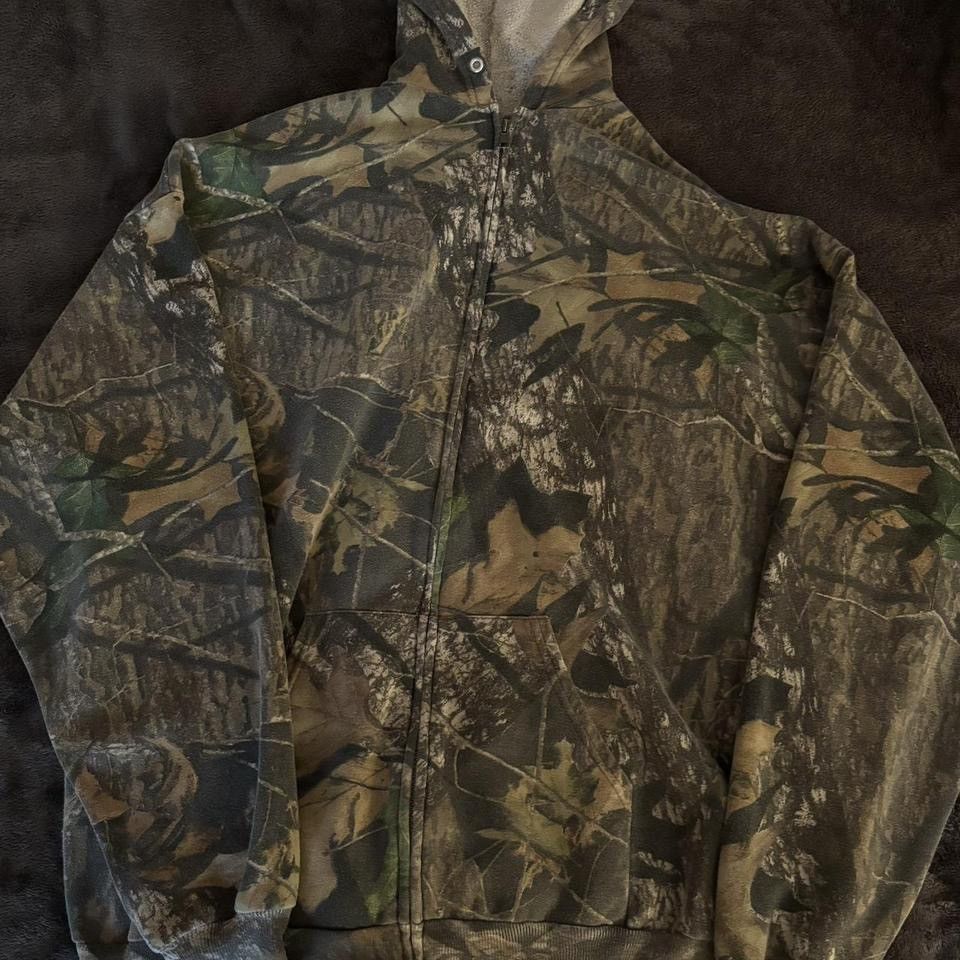 Jerzees Camo Zipup hoodie Size US XL / EU 56 / 4 - 1 Thumbnail