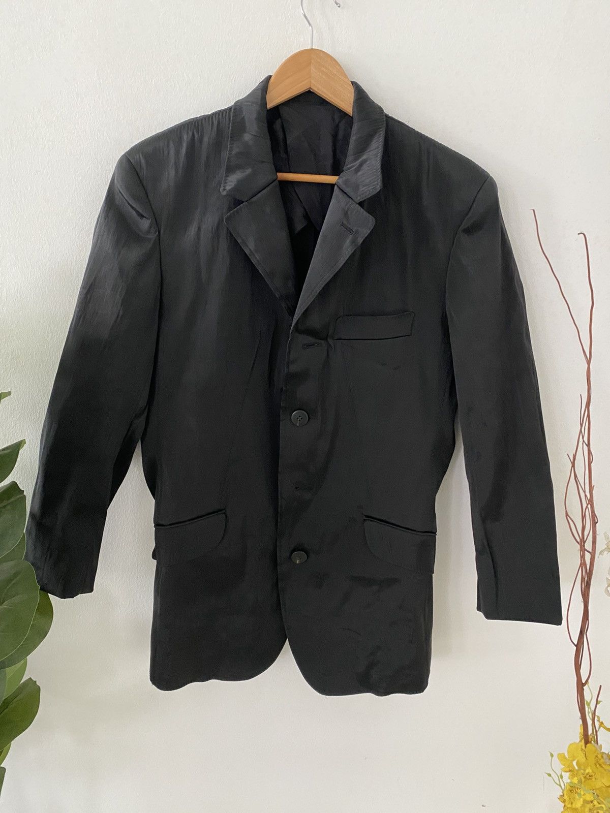 Issey Miyake × Japanese Brand × Yohji Yamamoto ISSEY MIYAKEE MEN Ball'oon PATCHWORK BLACK nice design Size US S / EU 44-46 / 1 - 1 Thumbnail