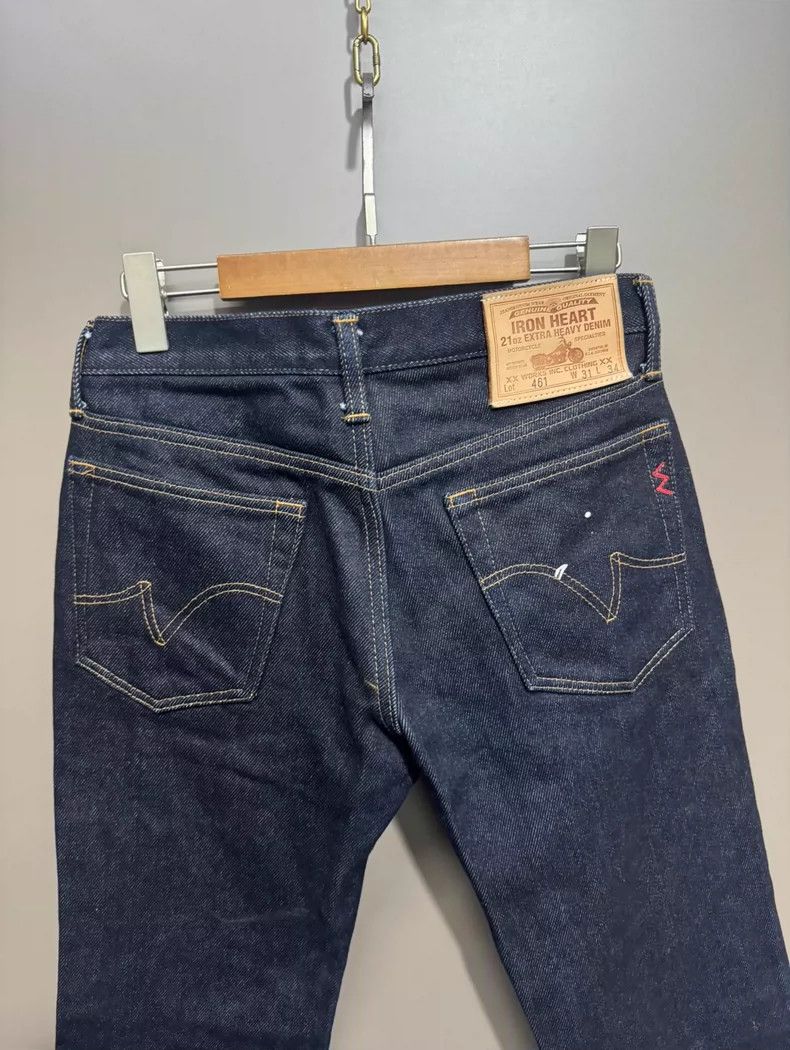 Iron Heart Iron Heart 21oz Iron Core Heavy Weight Jeans W31L32 Size US 34 / EU 50 - 4 Thumbnail