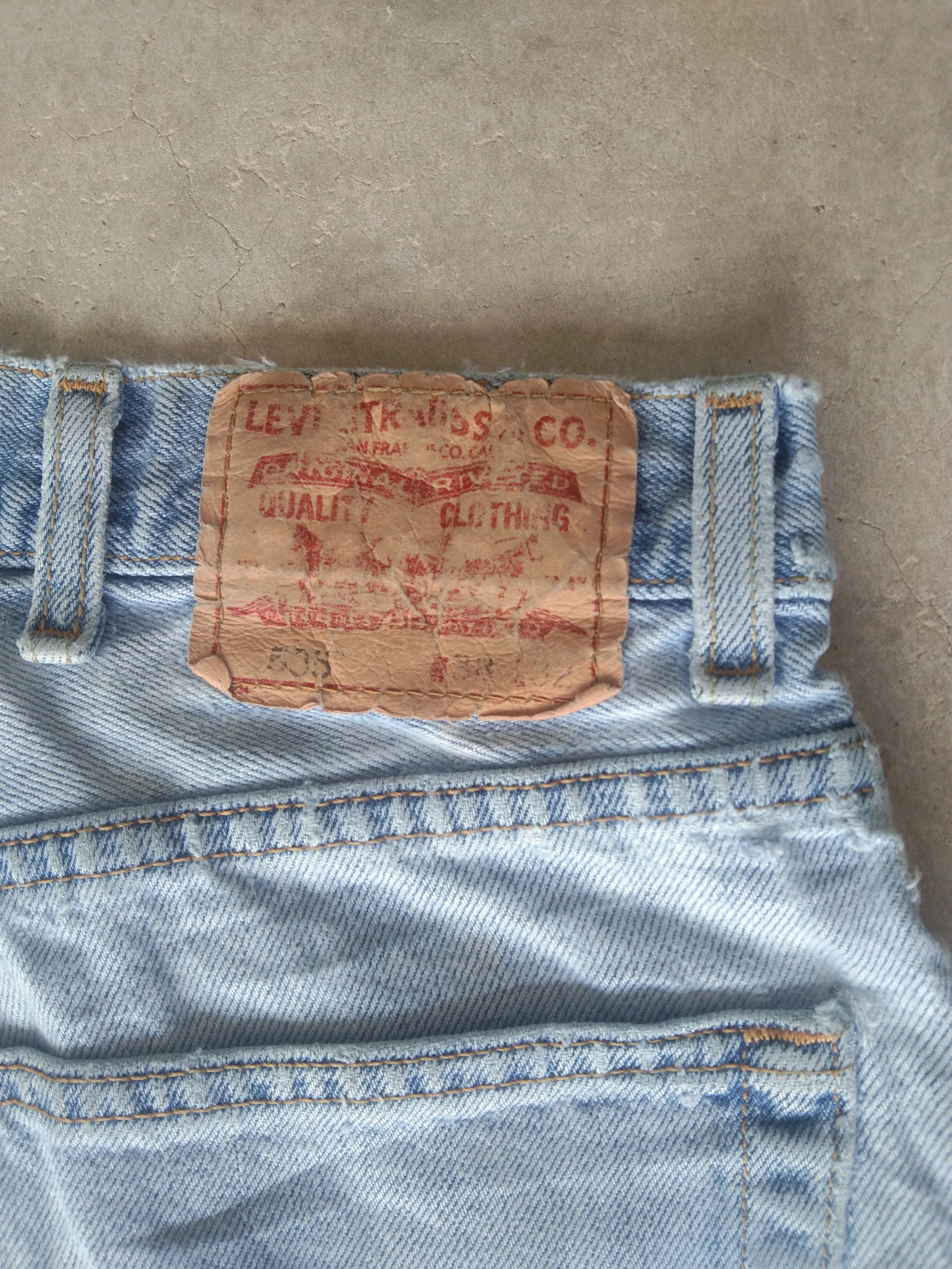 Levi's Vintage Levi's Jeans 505 Regular Fit 38x32 Size US 38 / EU 54 - 5 Thumbnail