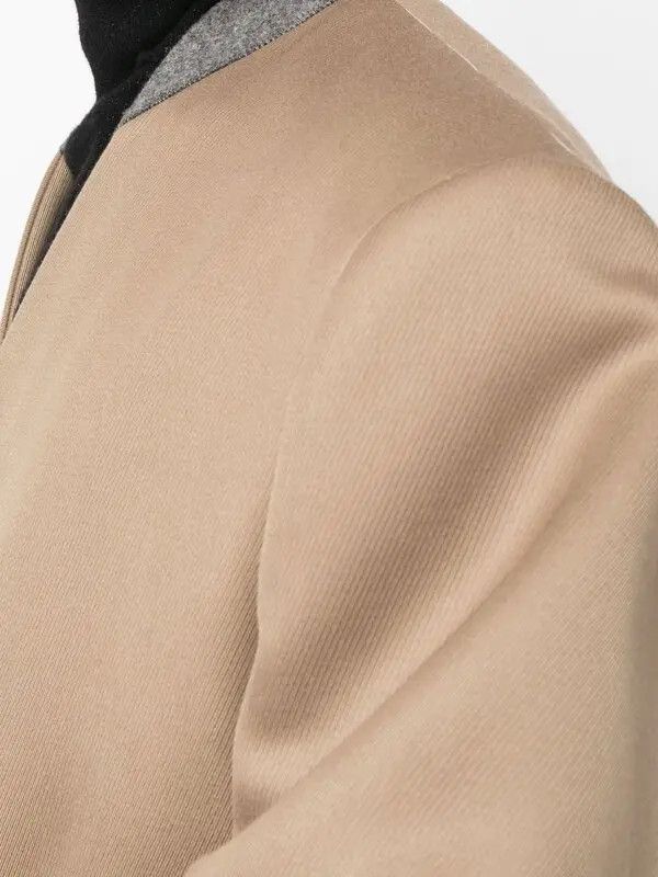 Maison Margiela o1w1db10226 Cavalry Single-breasted Wool Coat in Beige Size US XL / EU 56 / 4 - 5 Thumbnail