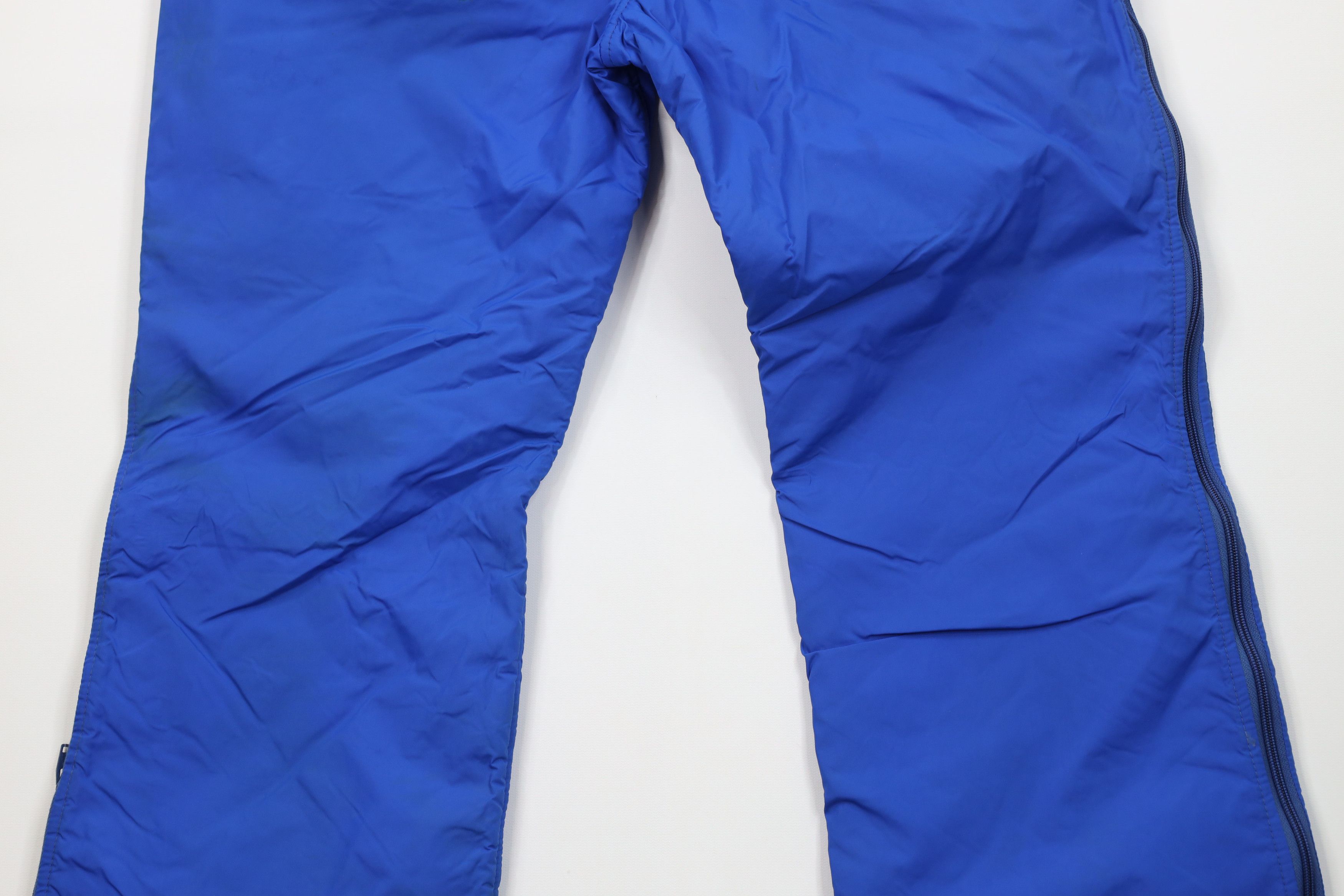 Vintage Vintage 70s Streetwear Lined Winter Snow Pants Blue USA Size US 34 / EU 50 - 14 Thumbnail