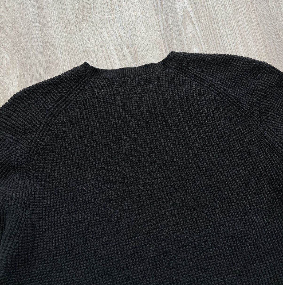 Allsaints Allsaints Trias Crew Black Knit Cotton Sweater Size US S / EU 44-46 / 1 - 11 Thumbnail