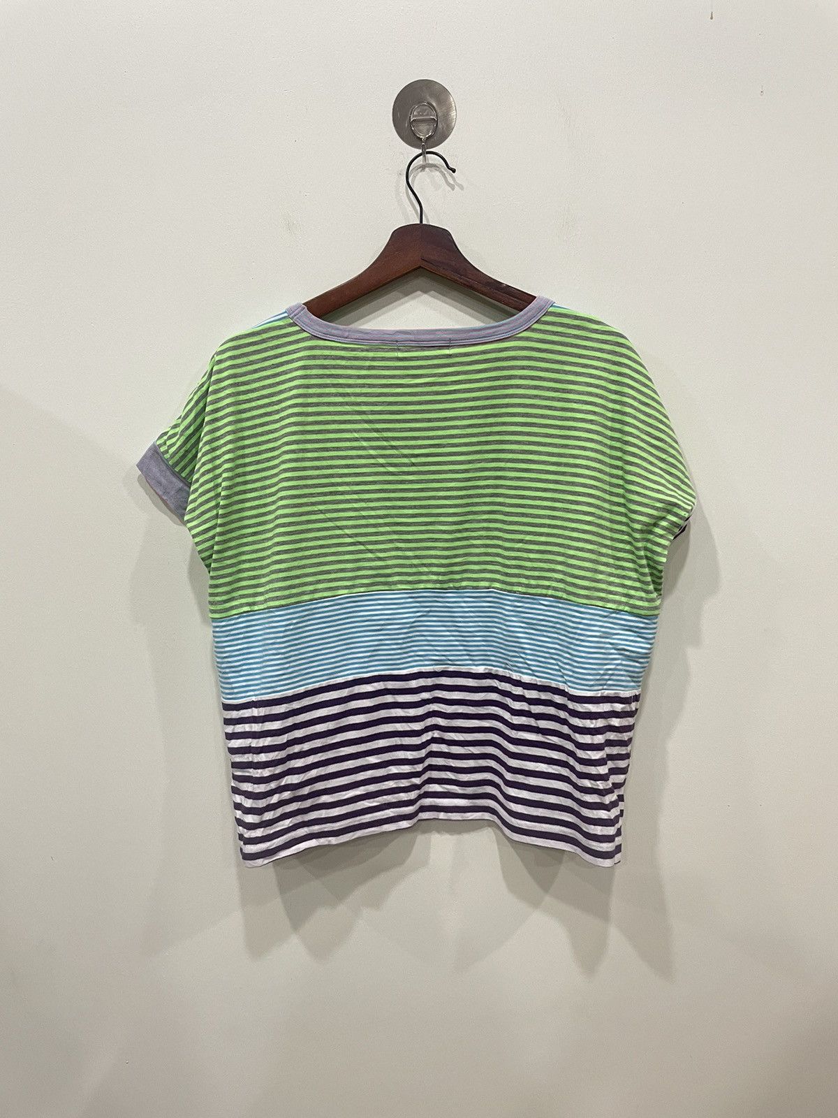 Ne-Net Ne-net stripped pocket t shirt Size M / US 6-8 / IT 42-44 - 2 Thumbnail
