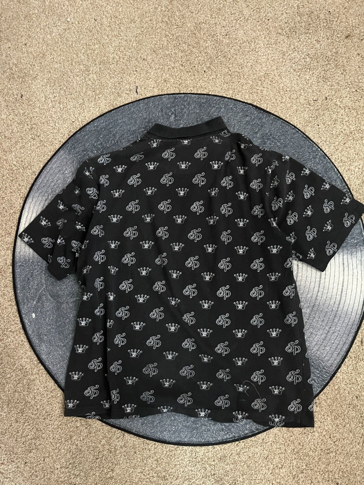 Affliction × Southpole × Vintage Southpole Patterned Polo Size US L / EU 52-54 / 3 - 4 Thumbnail