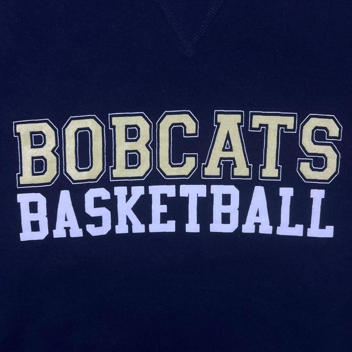 Russell Athletic Vintage Russell Athletic Bobcats Basketball College Navy Blue Sweatshirt Large Size US L / EU 52-54 / 3 - 4 Thumbnail