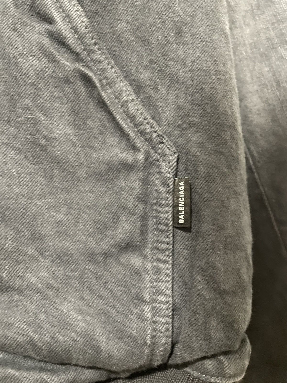 Balenciaga Hooded Denim Bomber XS Size US XS / EU 42 / 0 - 8 Thumbnail