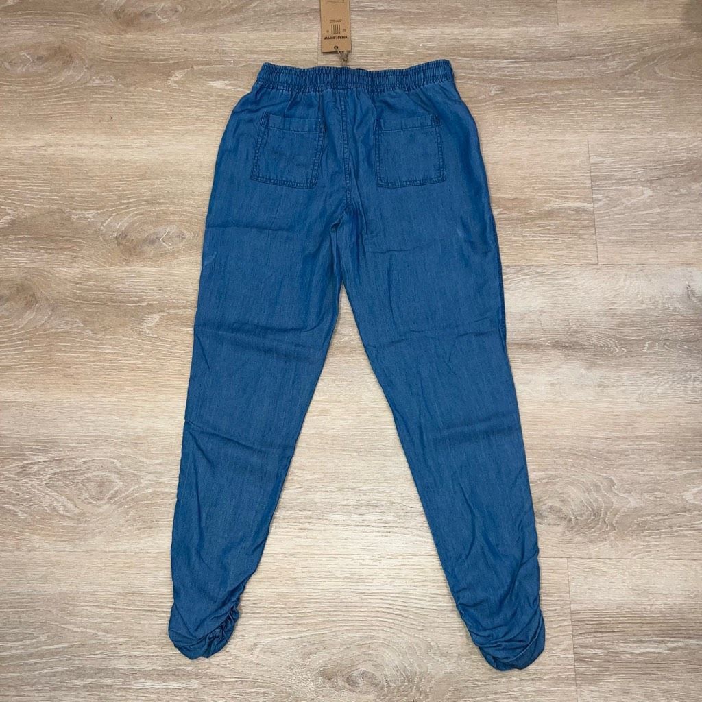 Other Thread & Supply Chambray Denim Joggers Tencel Sustainable Fabric Lightweight XS Size 25" / US 0 / IT 36 - 10 Thumbnail