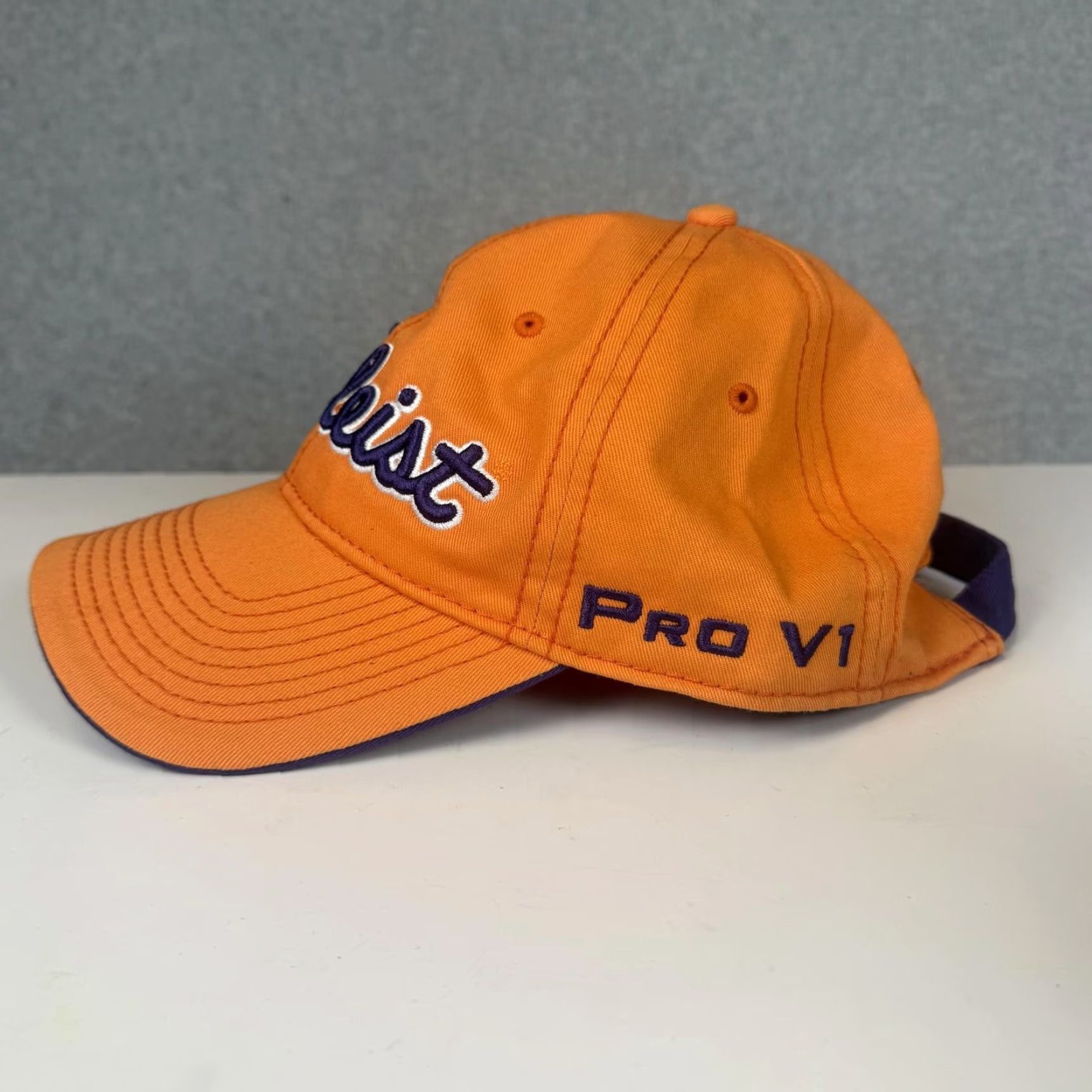 Titleist Titleist Orange Unisex Adult Adjustable Golf Baseball Cap Hat Size ONE SIZE - 3 Thumbnail