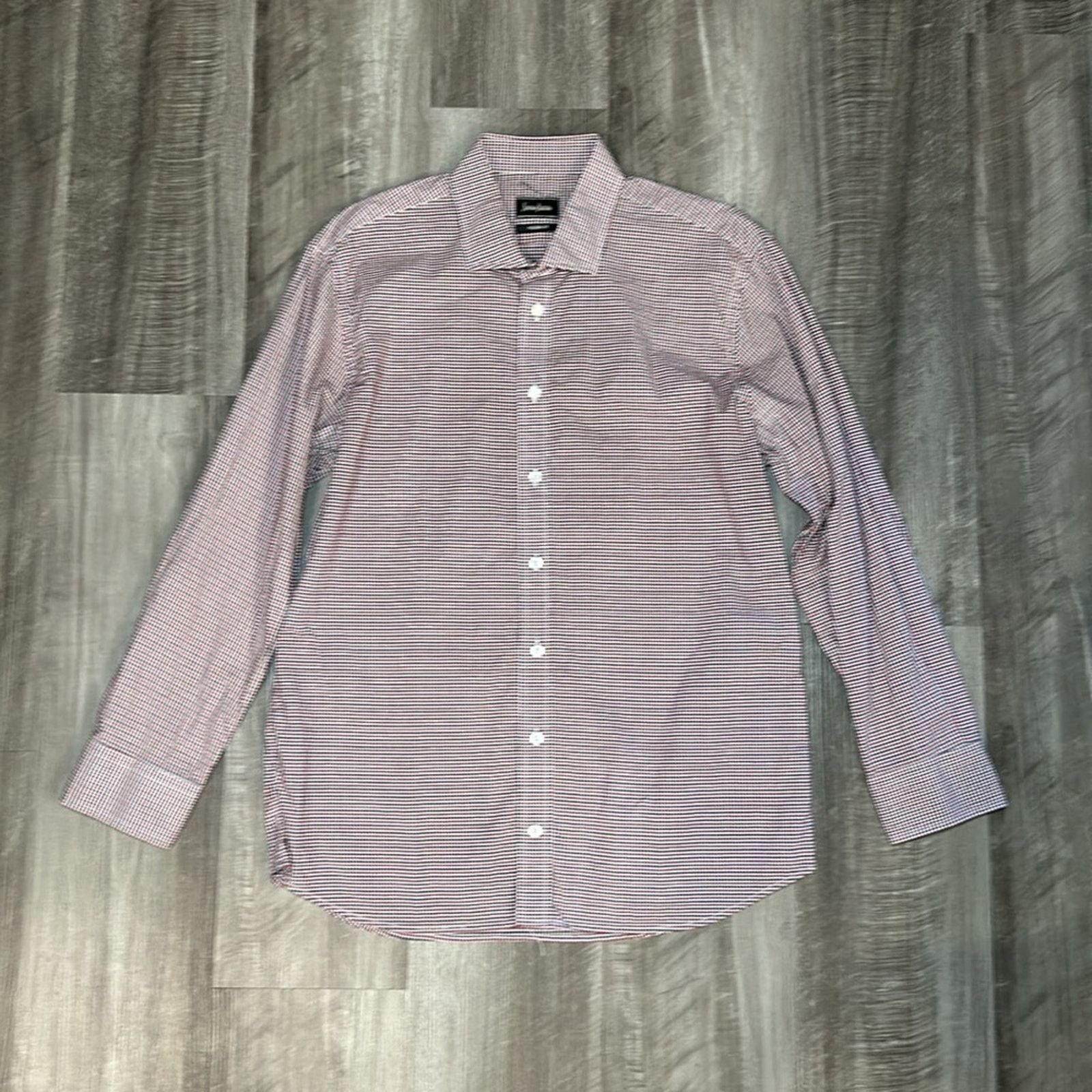 Neiman Marcus Neiman Marcus Modern Fit Long Sleeve Button Down - Large Size US L / EU 52-54 / 3 - 2 Thumbnail