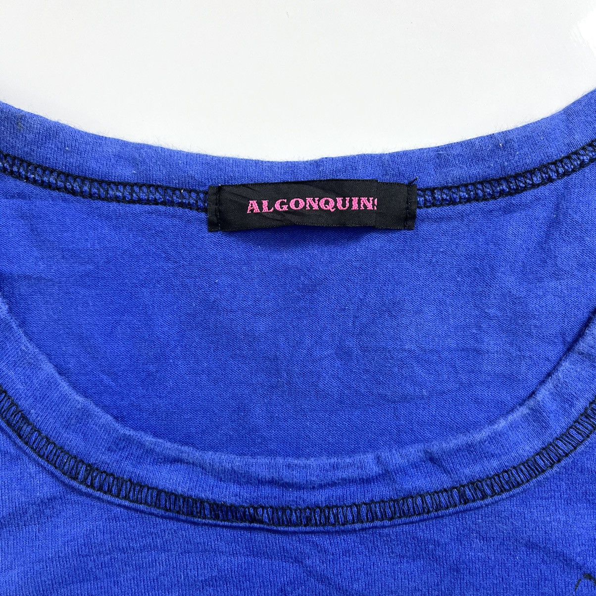 If Six Was Nine × Japanese Brand × Le Grande Bleu (L.G.B.) Y2K Algonquins like H Anarchy Poem Gothic Punk Lgb Zip Tee Size US M / EU 48-50 / 2 - 6 Thumbnail