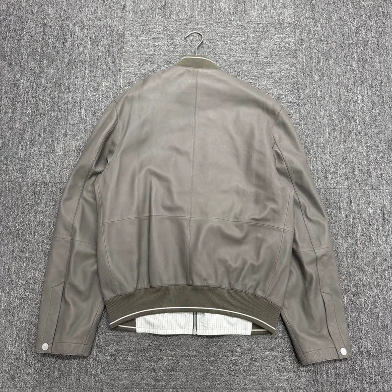 Hermes Hermes Elephant Grey Sheepskin Jacket Size US M / EU 48-50 / 2 - 5 Thumbnail