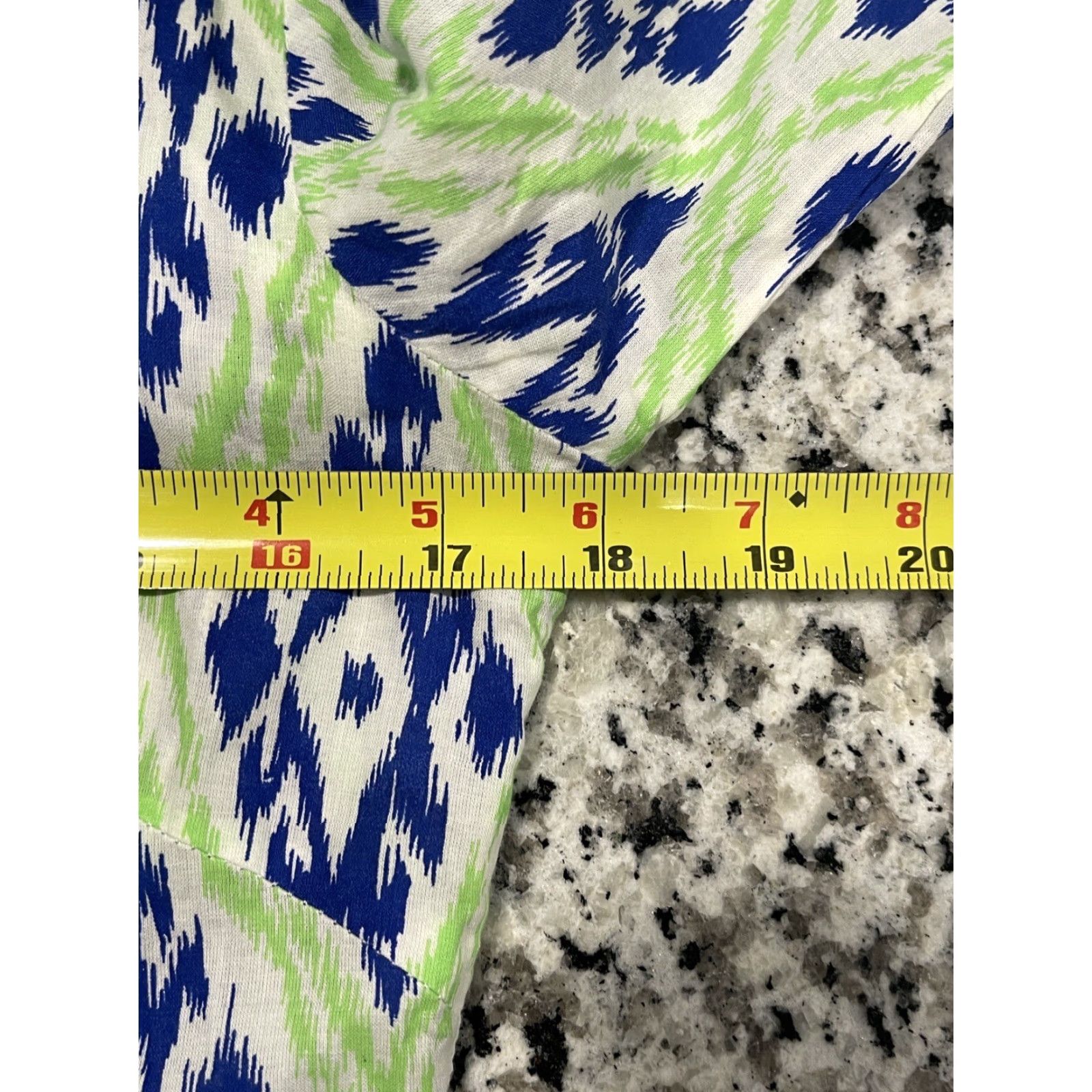 Vintage Gretchen Scott Ikat Dori Dress Embroidered Knee Length Womens XS Green/Blue - Flawless? (But must not introduce new info) Size XS / US 0-2 / IT 36-38 - 5 Thumbnail