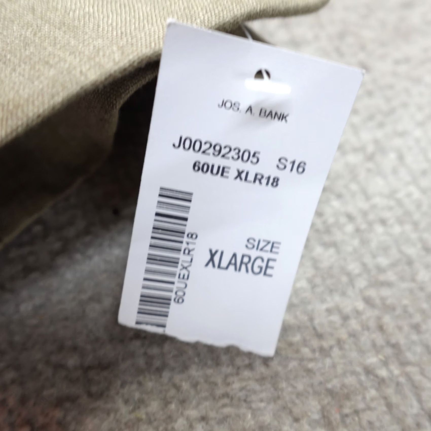Jos. A. Bank Jos. A. Bank Blazer XL Beige Solid 100% Linen NEW Mens Size 46R - 2 Thumbnail
