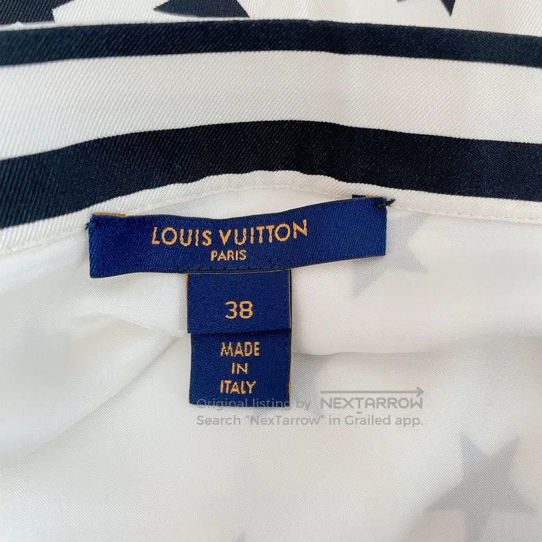 Louis Vuitton Louis Vuitton Star Silk Skirt Size 37" - 5 Thumbnail