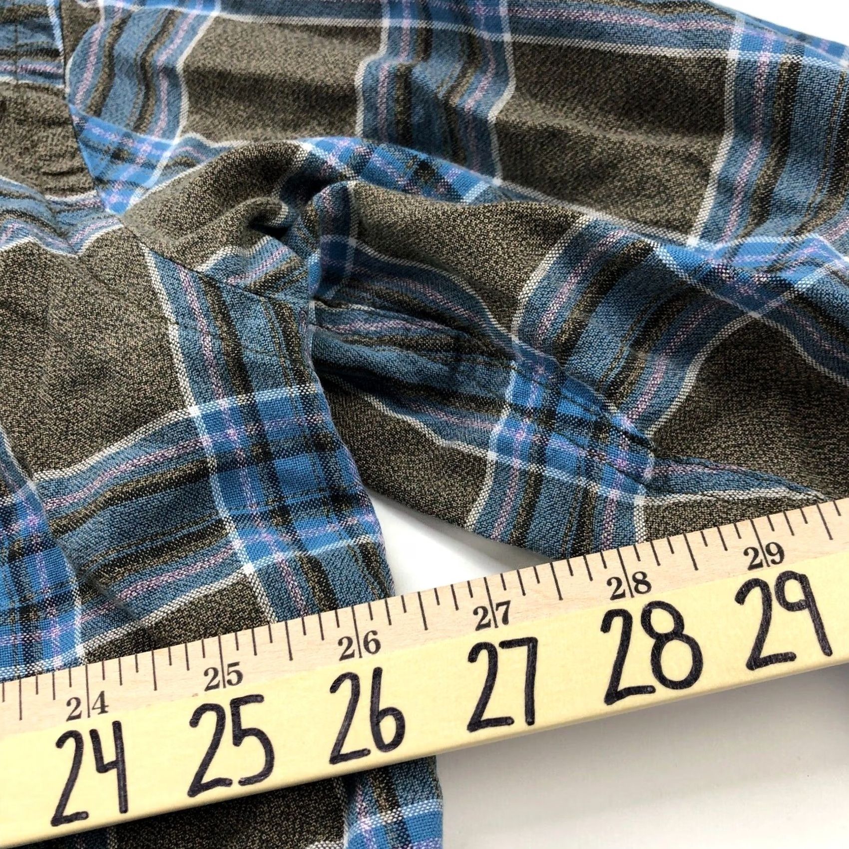Orvis Orvis Shirt Long Sleeve Plaid Blue Gray 100% Cotton XL Casual Collar Button-Up Mens Treats: Classic, Modern, American Size US XL / EU 56 / 4 - 6 Thumbnail