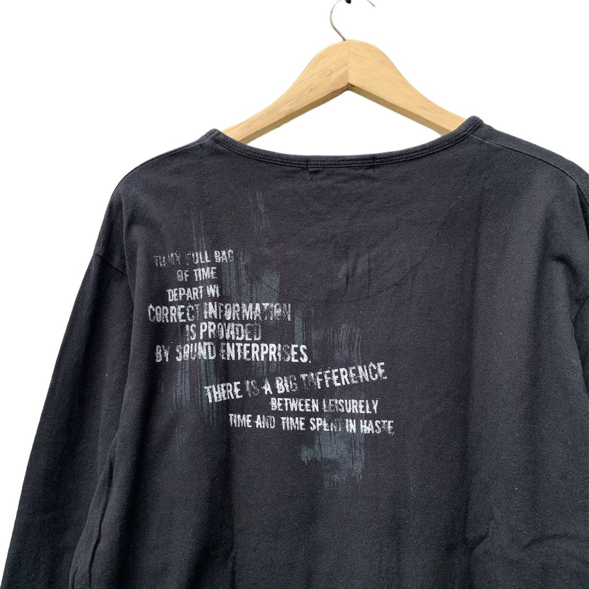 Japanese Brand Bossy hill poem longsleeave tee Size US L / EU 52-54 / 3 - 4 Thumbnail