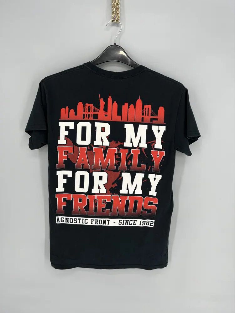 Band Tees × Vintage Agnostic Front NY Hardcore Vintage Y2K Rock Band Metal Tee Size US S / EU 44-46 / 1 - 1 Thumbnail
