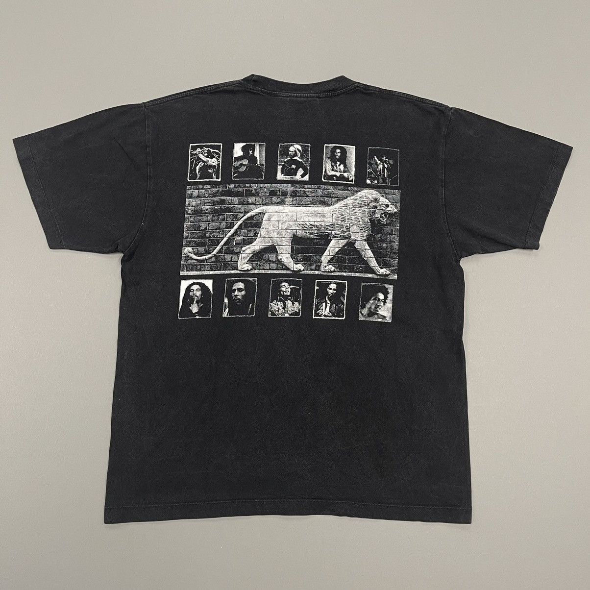 Band Tees × Bob Marley × Vintage Vintage 2000s Bob Marley Graphic Faded T Shirt Large Size US L / EU 52-54 / 3 - 4 Thumbnail
