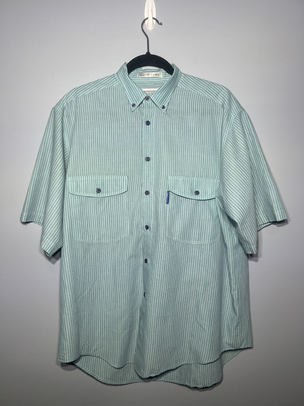 Levi's × Levi's Vintage Clothing × Vintage LEVI'S SILVER LABEL Stripped VTG S/S Button Up Shirt Medium Size US M / EU 48-50 / 2 - 1 Thumbnail