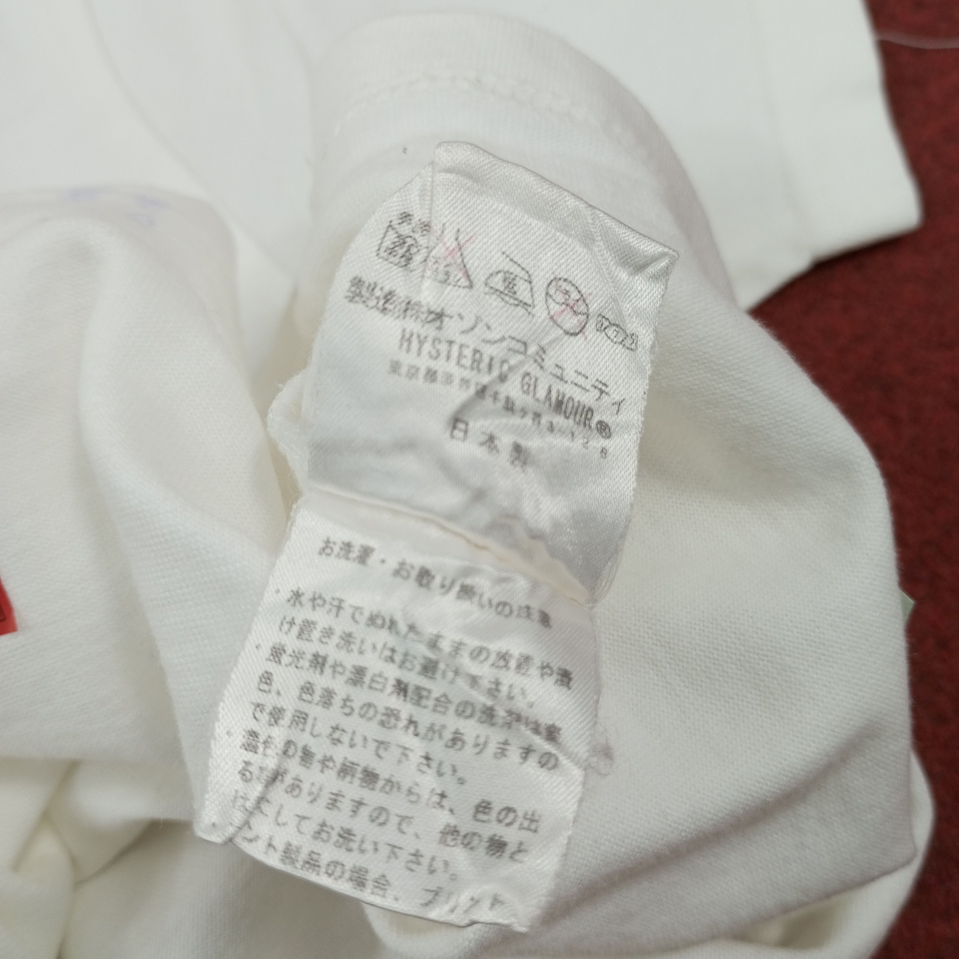 Hysteric Glamour Hysteric Glamour Japanese Brand Backprint Tshirt Size US XS / EU 42 / 0 - 8 Thumbnail