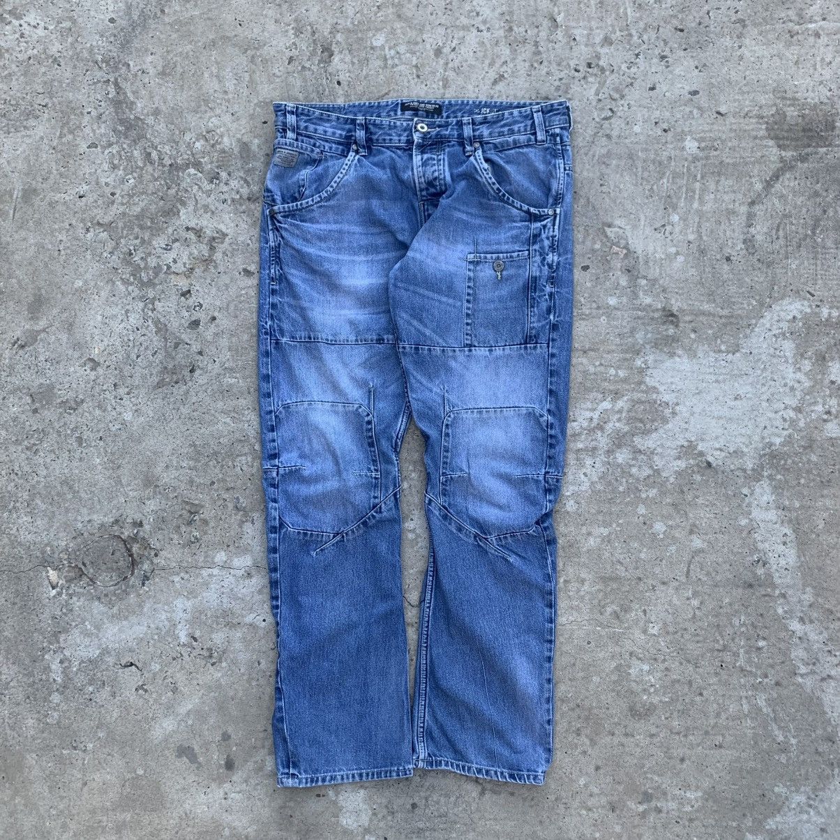Jack & Jones Vintage Double Knee Jack & Jones Jeans Workwear Y2K W38xL34 Size US 38 / EU 54 - 3 Thumbnail