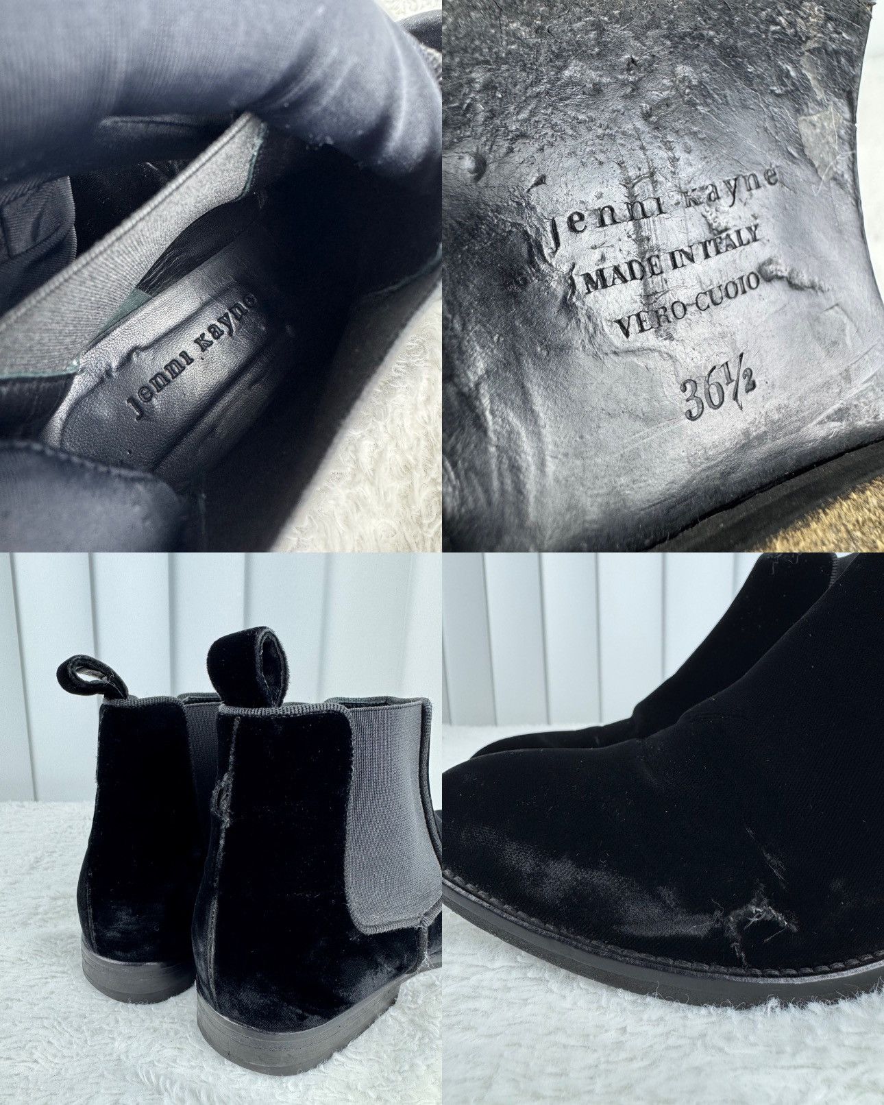 Other Jenni Kayne Black Suede Chelsea Ankle Boots Size US 6.5 / IT 36.5 - 7 Thumbnail