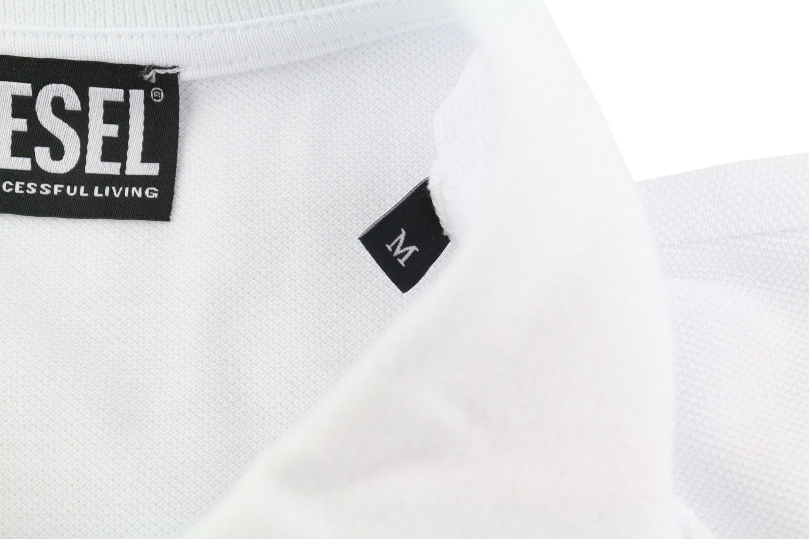 Diesel T-SMITH-E2 M White Patterned Logo T-Shirt 41166 Size US M / EU 48-50 / 2 - 6 Thumbnail