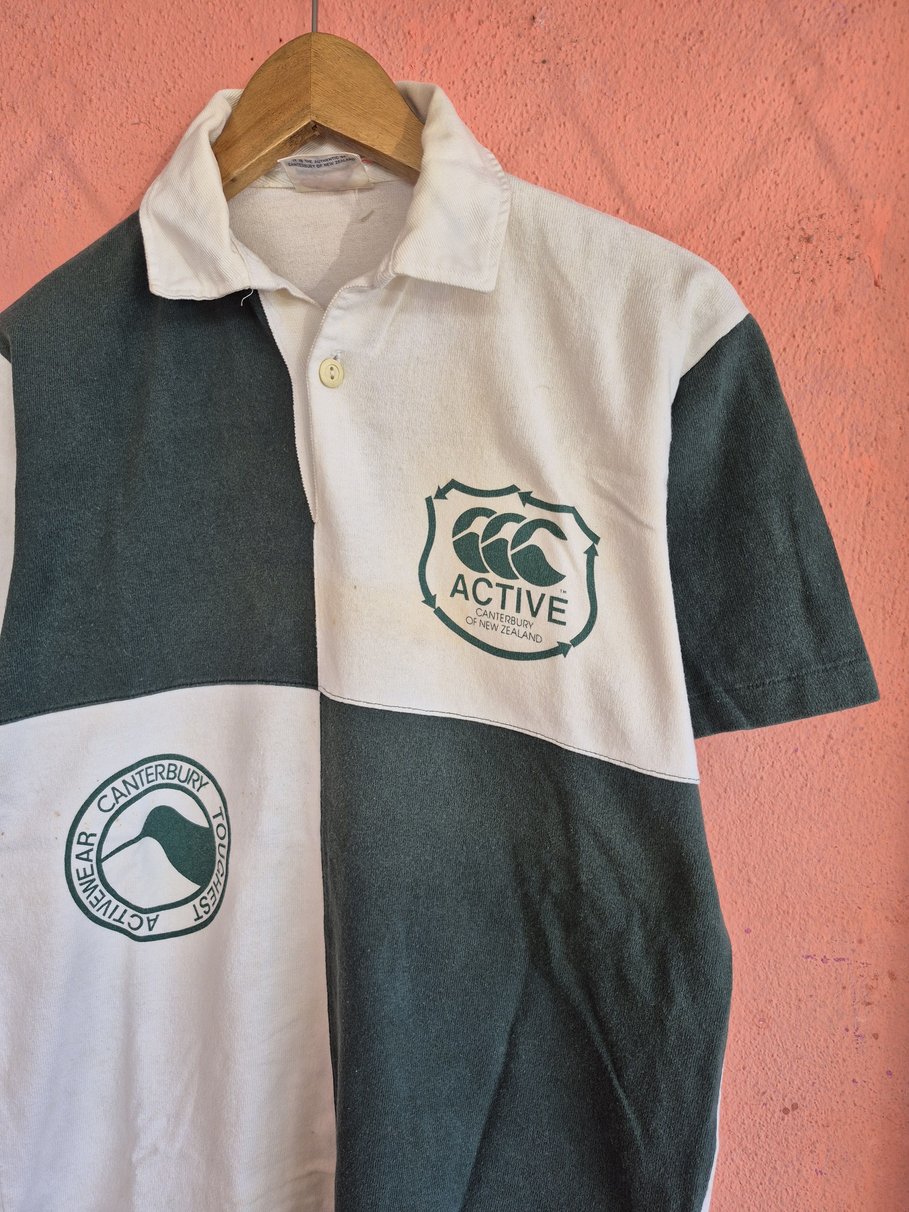 Canterbury of New Zealand 🔥 Vintage Canterbury New Zealand Rugby Polo Tee Size US M / EU 48-50 / 2 - 2 Thumbnail