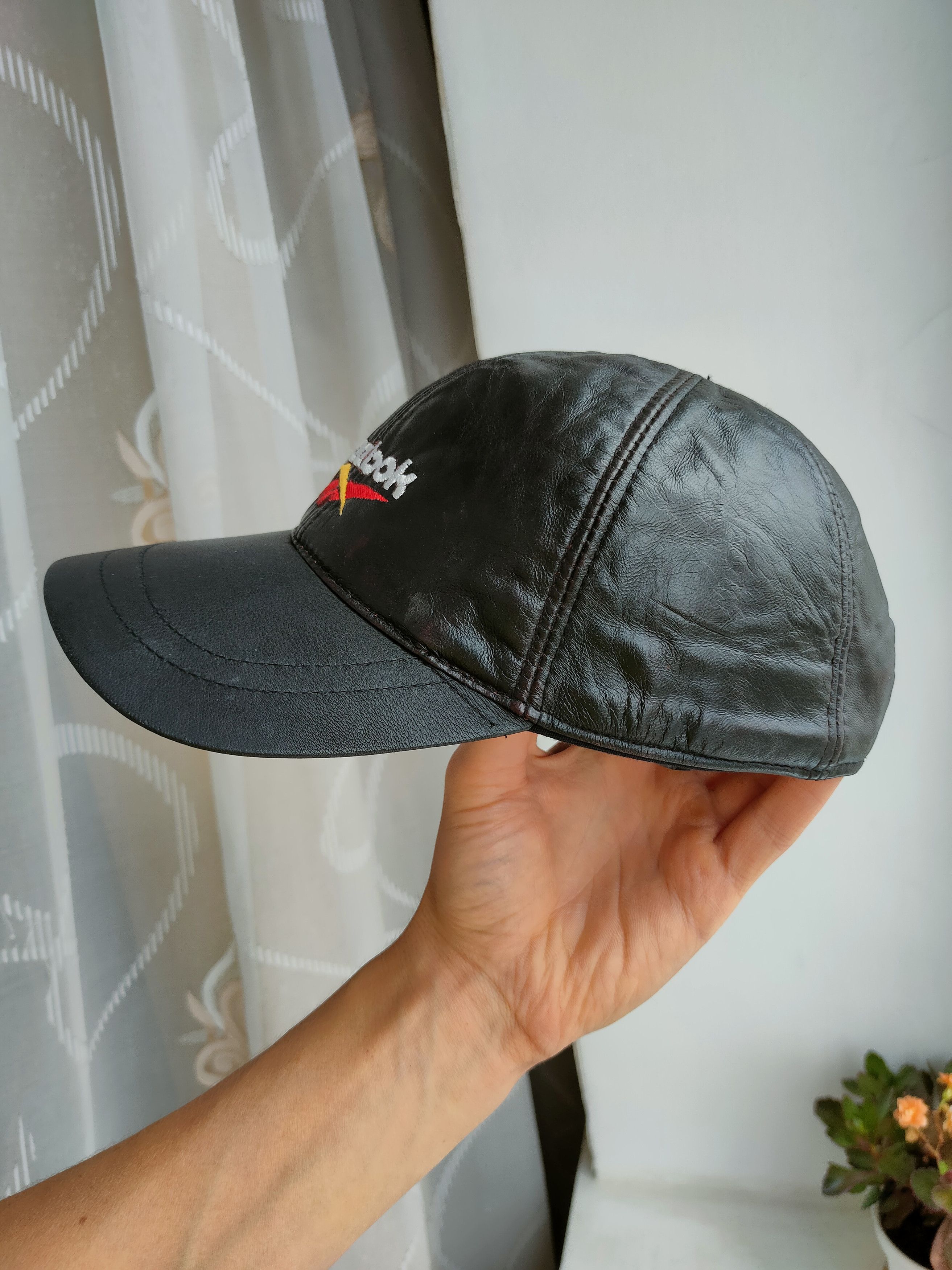 Reebok 80s Very Rare Leather Cap Reebok Not Deep Vintage Cap Reebok Size ONE SIZE - 4 Thumbnail