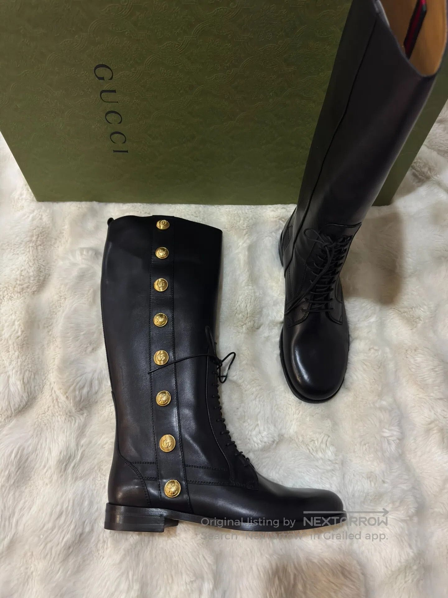 Gucci Guicci Long boots Cavalry boots| Size US 10 / EU 43 - 1 Thumbnail