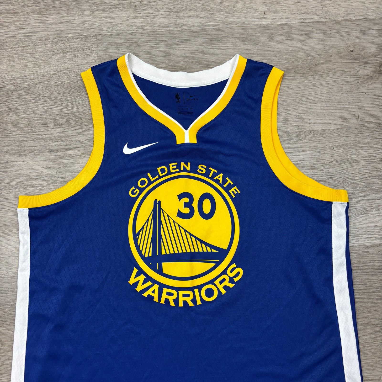 NBA × Nike Golden State Warriors Steph Curry 30 NBA Swingman Jersey 52 Size US XL / EU 56 / 4 - 2 Thumbnail