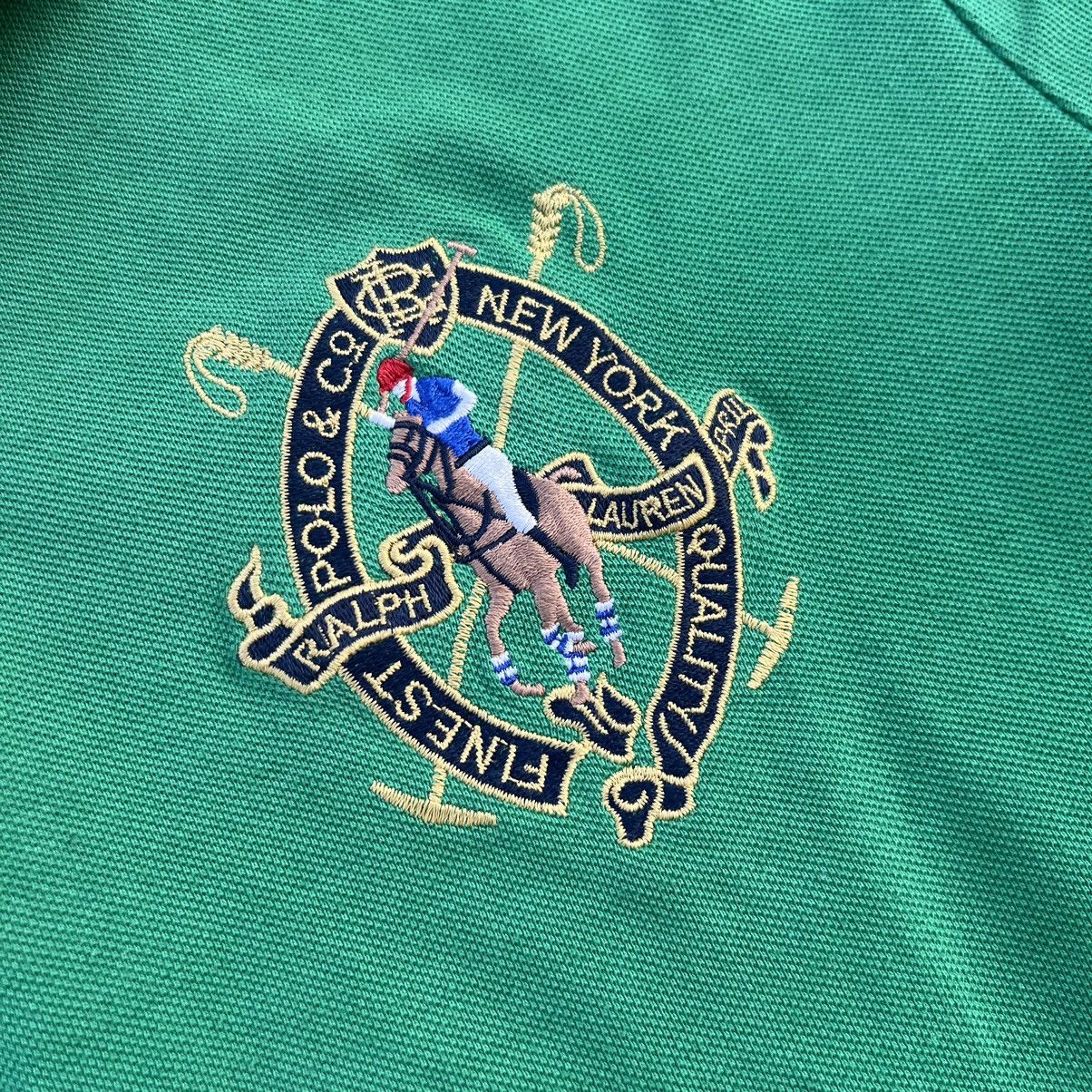 Polo Ralph Lauren × Vintage Vintage Polo Ralph Lauren Polo T Shirt Rugby Big Logo Faded Size US L / EU 52-54 / 3 - 3 Thumbnail