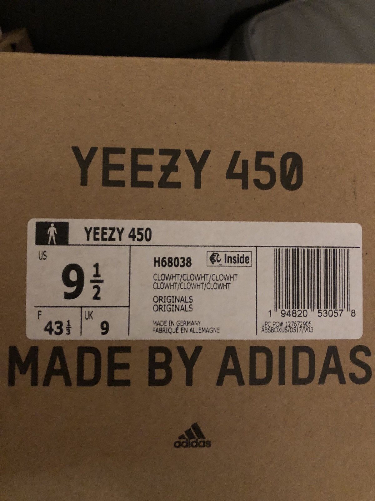 Adidas × Yeezy Yeezy 450 cloud Size US 9.5 / EU 42-43 - 2 Thumbnail