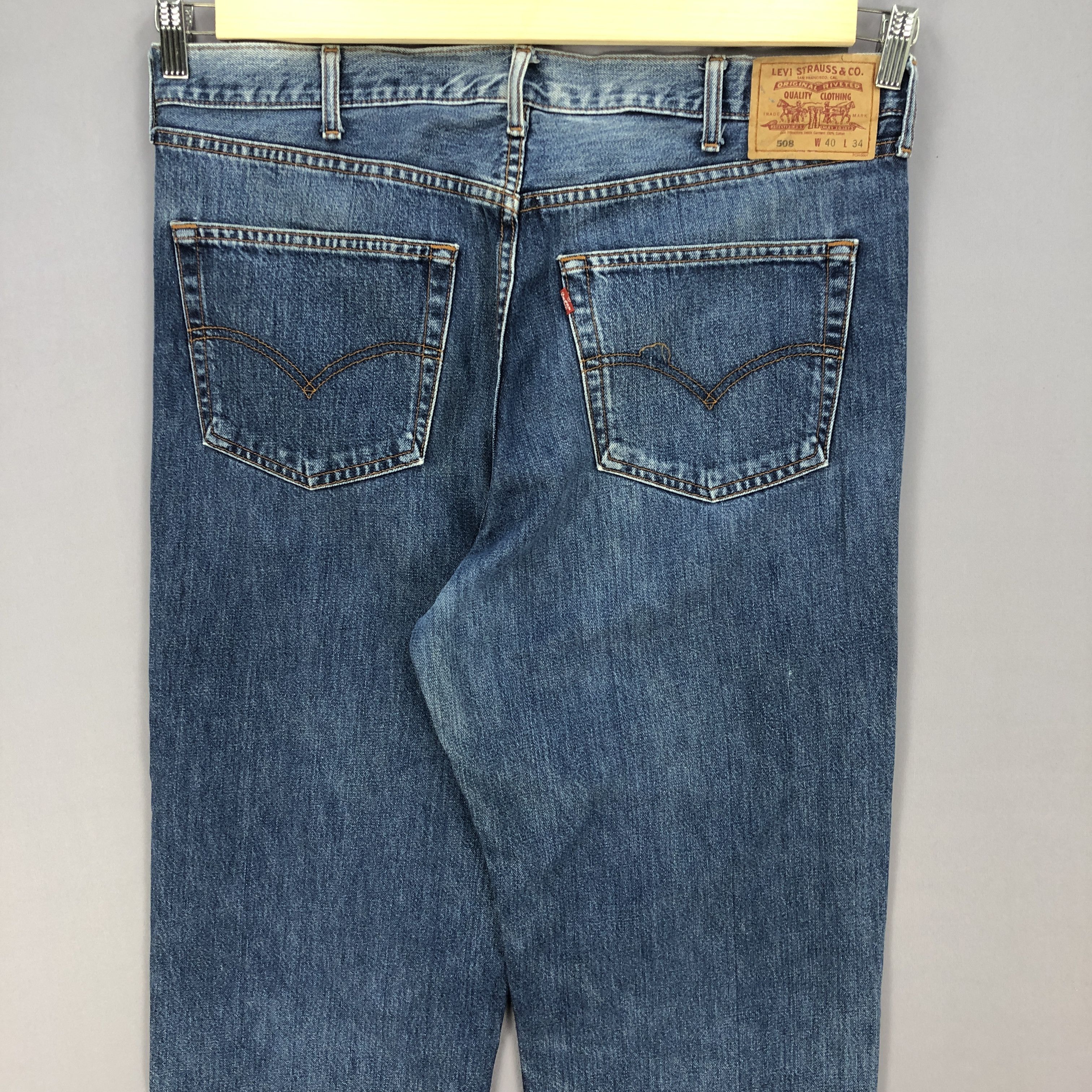 Levi's Vintage Levis Distressed Jeans Levi's 508 Ripped Denim Size US 38 / EU 54 - 4 Thumbnail
