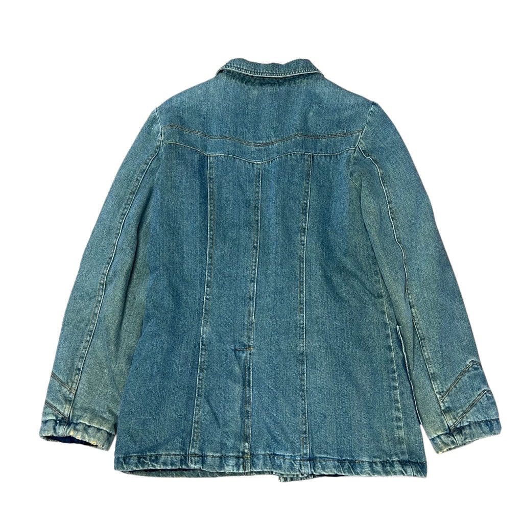 Vintage American Vintage Denim Insulated Chore Jacket Women’s Medium Size M / US 6-8 / IT 42-44 - 6 Thumbnail