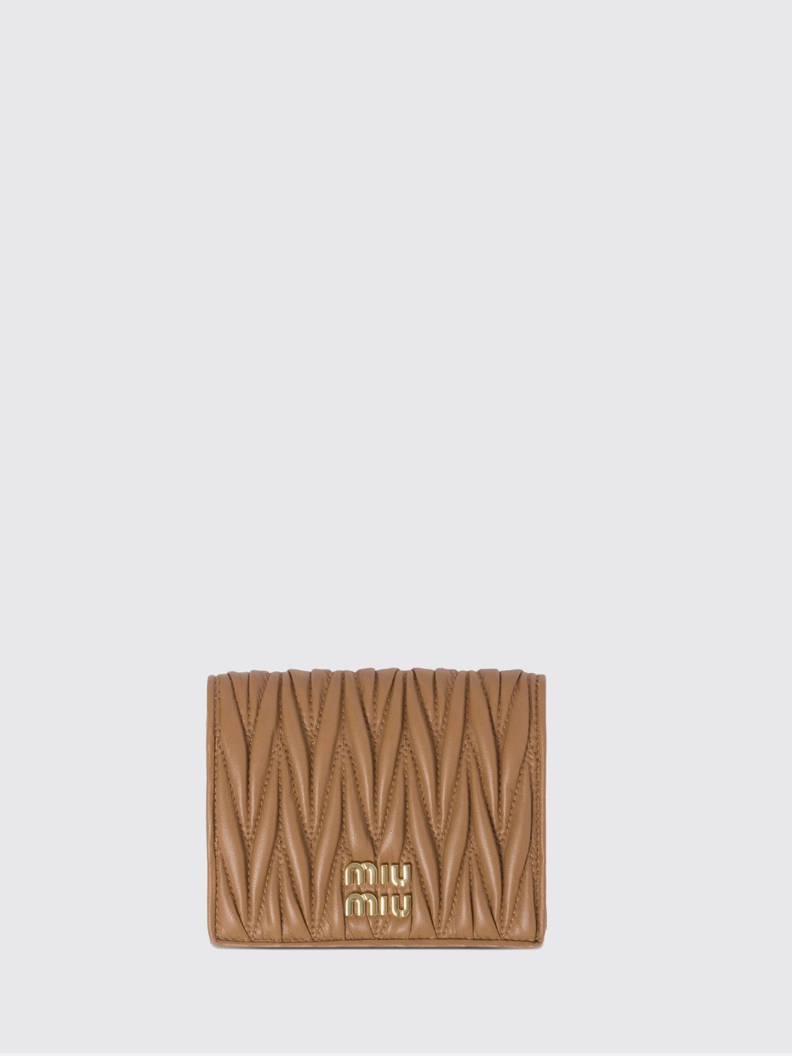 Miu Miu Miu Miu Wallet Woman Camel Size ONE SIZE - 1 Preview