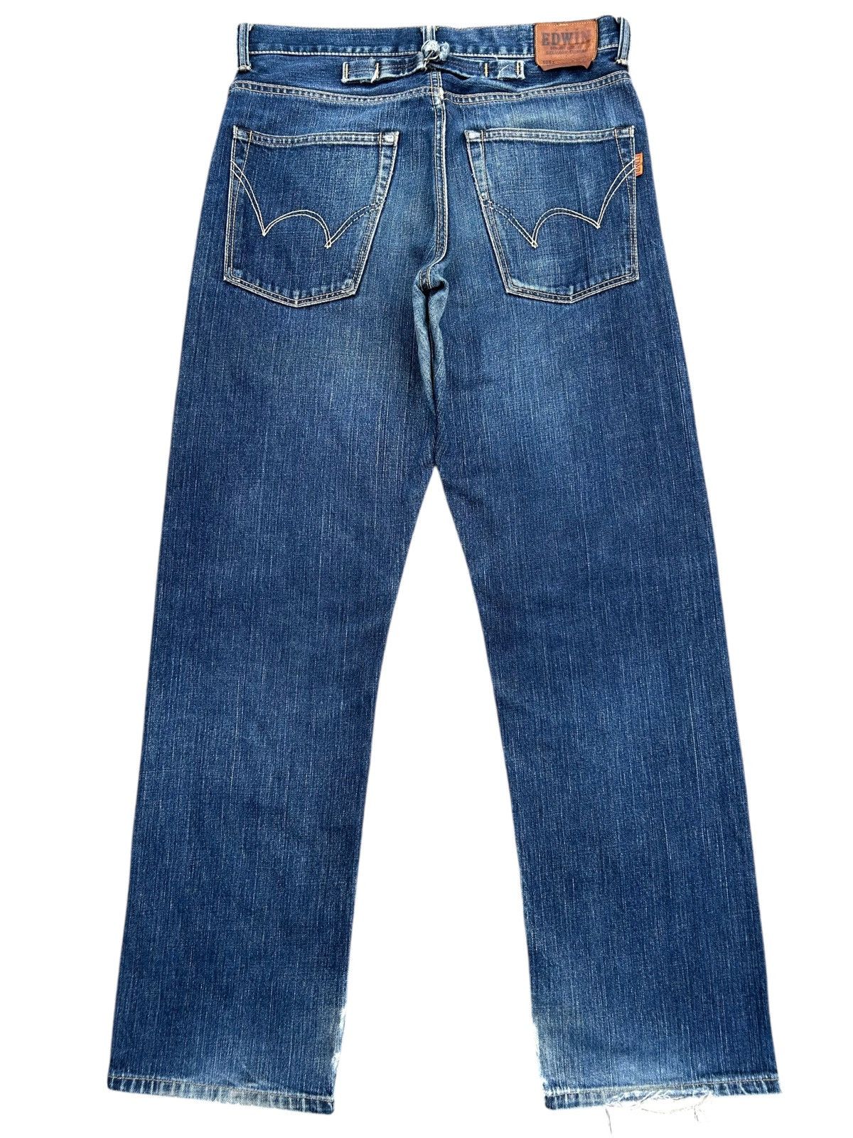 Kapital VINTAGE EDWIN 505Z SELVEDGE BUCKLE BACK DENIM JEANS Size US 32 / EU 48 - 2 Thumbnail